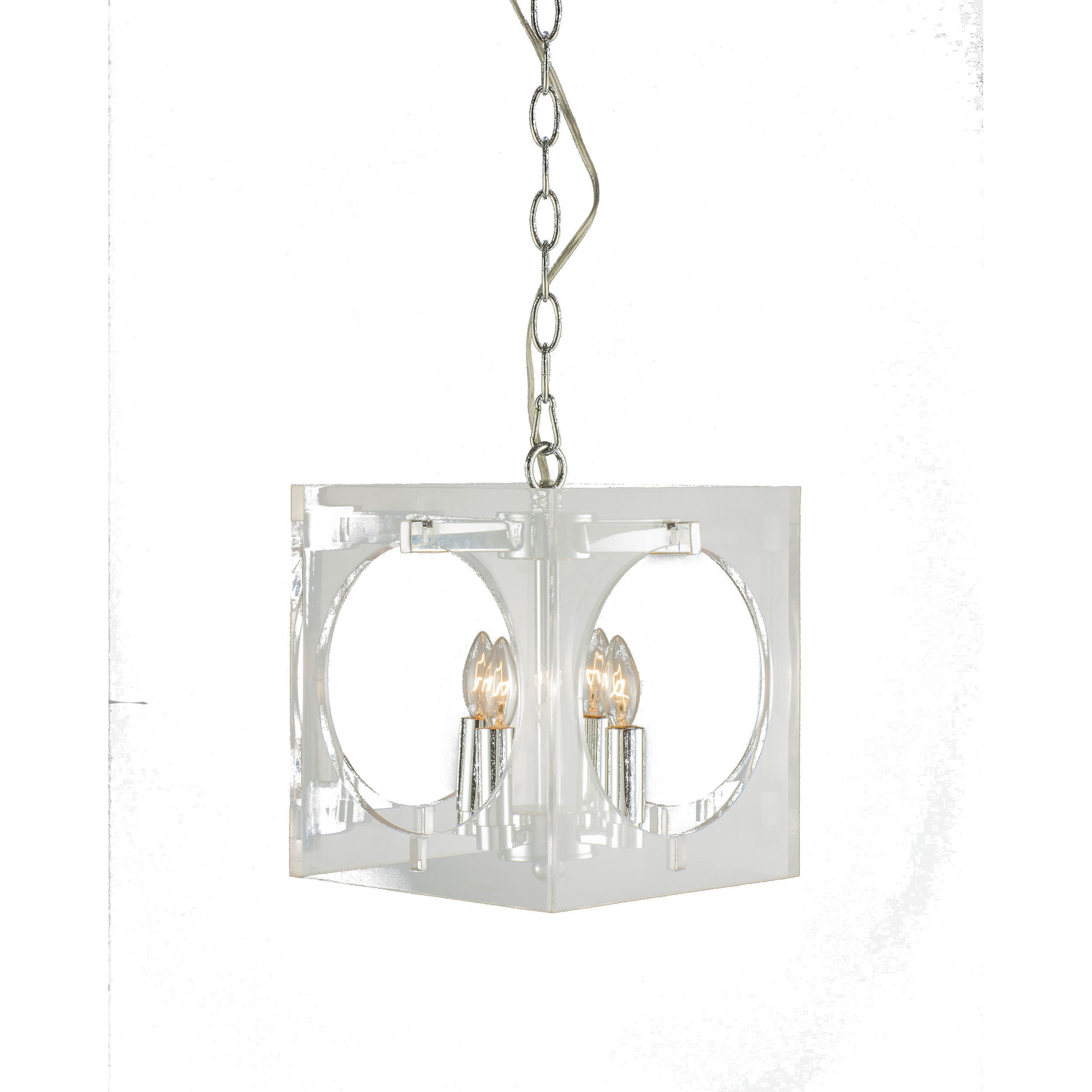 Canada 4 Light 10 inch Chrome Chandelier Ceiling Light