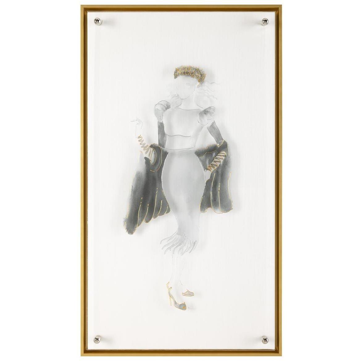 Deborah Pearce's Couture Noir 37.62 X 21.62 inch Giclee in VI
