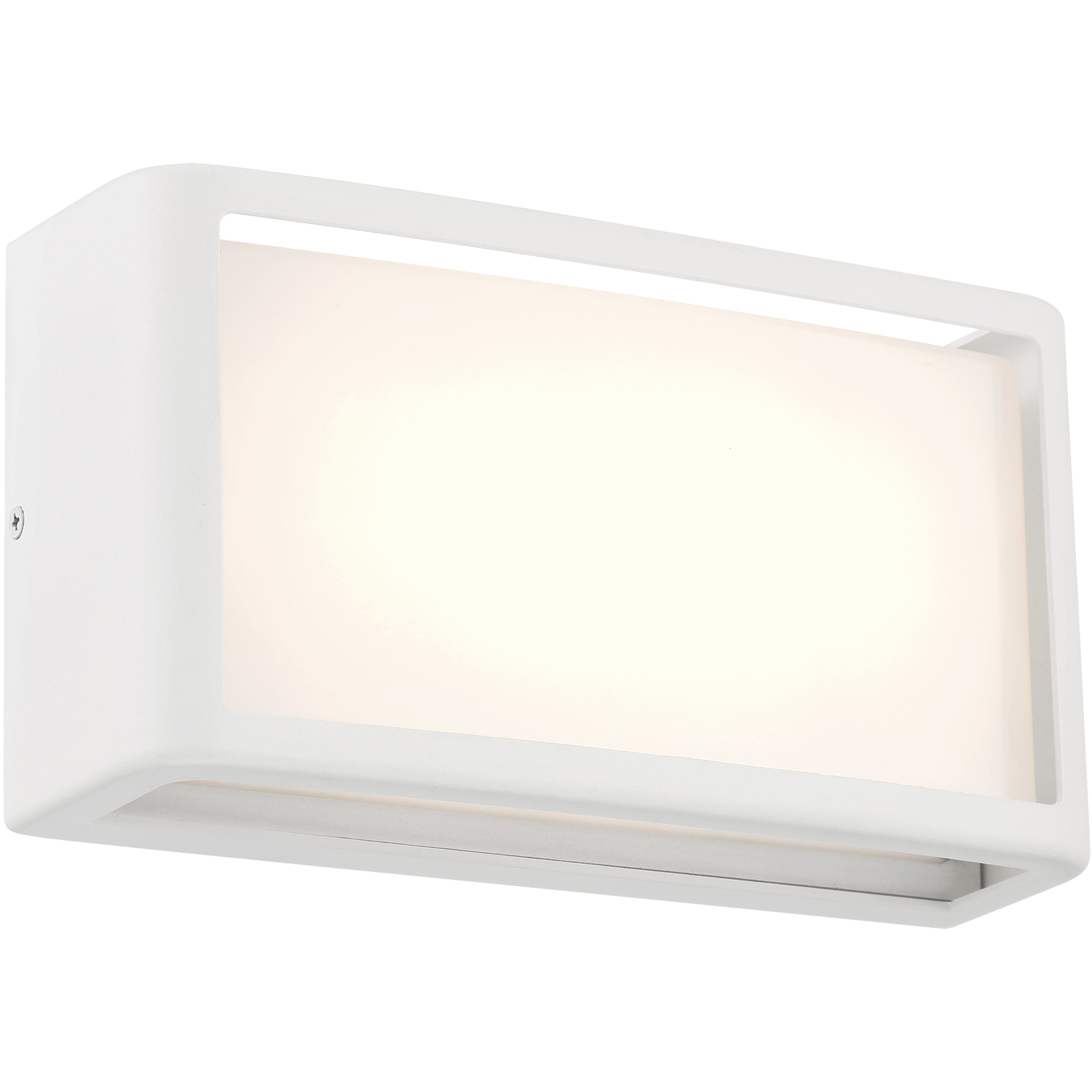 Malibu LED 5 inch White Outdoor Wall Sconce
