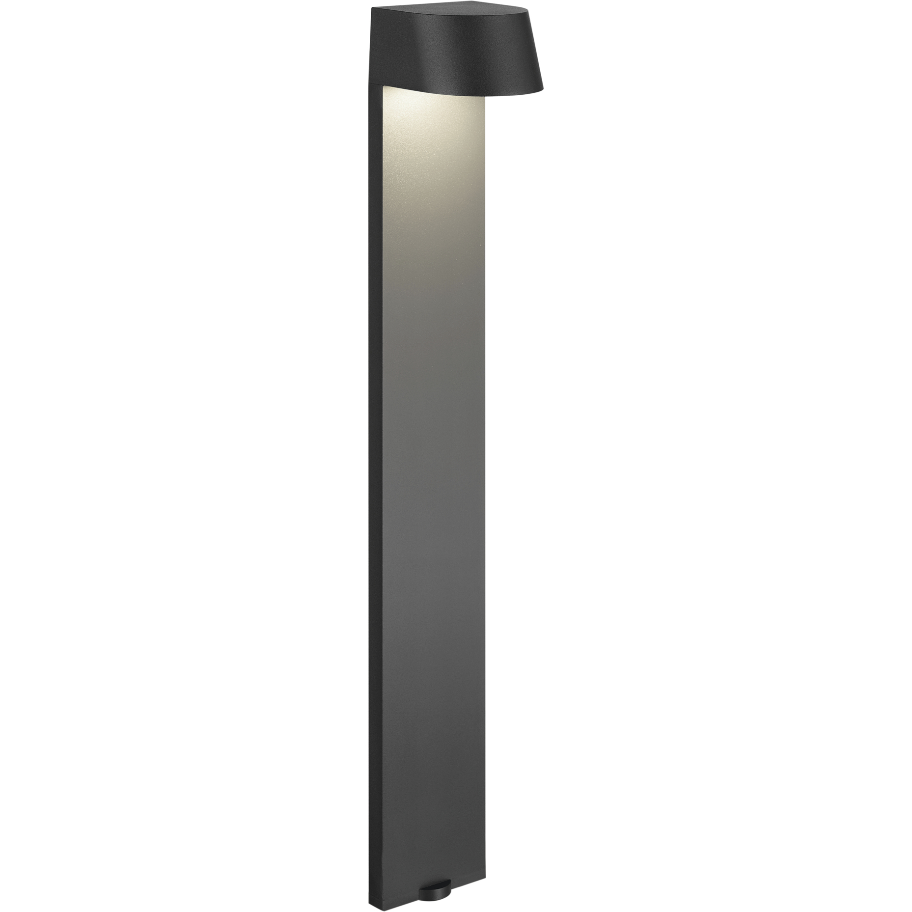 Independence 12 AC/DC 2.75 watt Textured Black Flared Top Path Light in 3000K