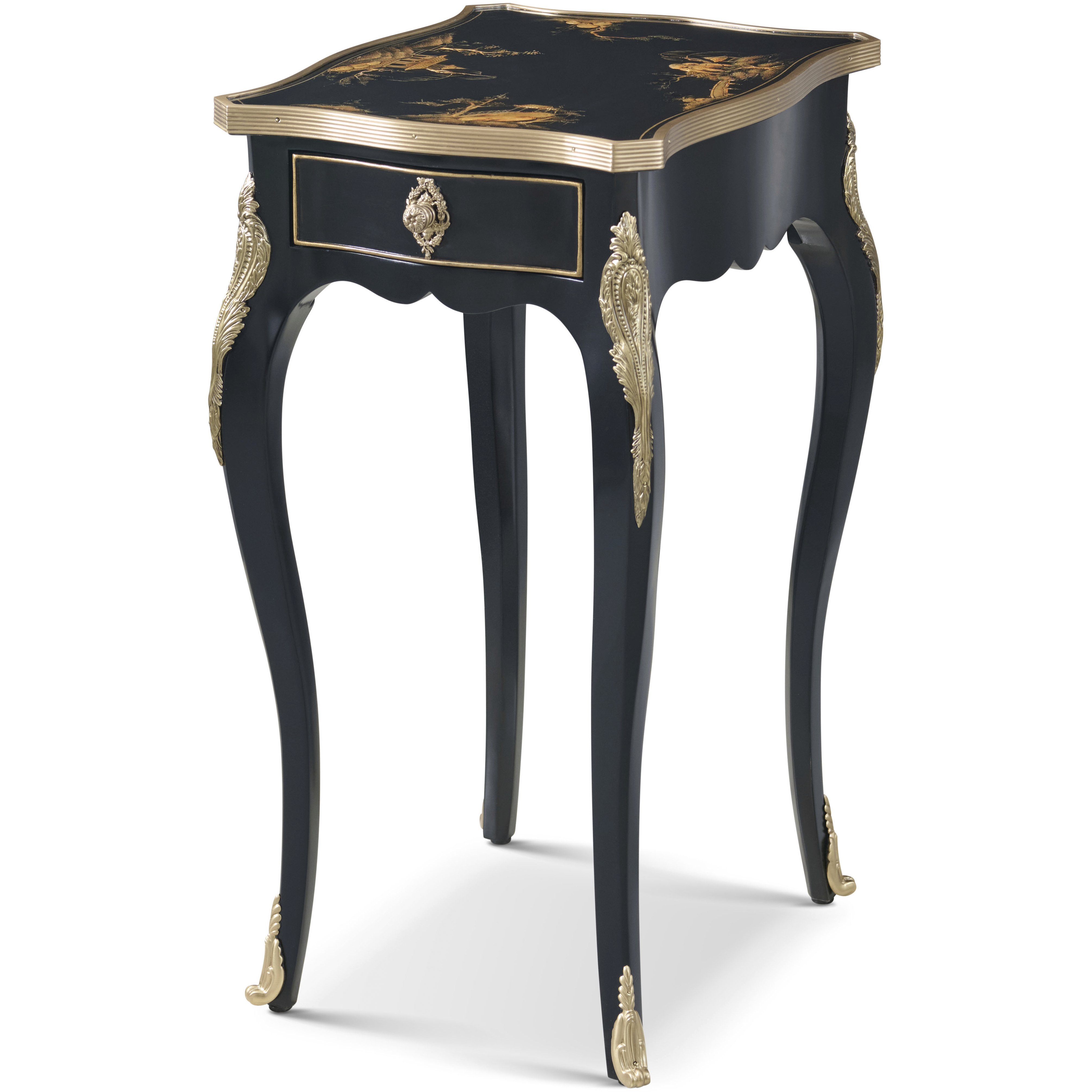 Brushwork 26 X 16.25 inch Accent Table, Wooden