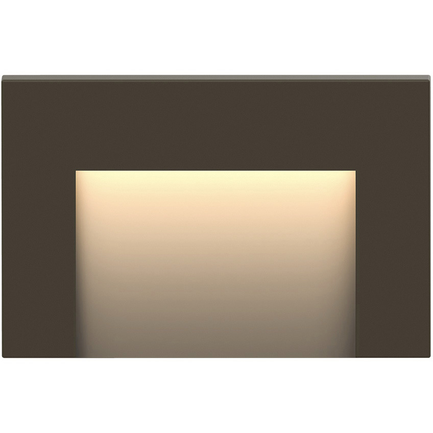 Taper 12v 1.90 watt Bronze Landscape Deck Sconce, Horizontal