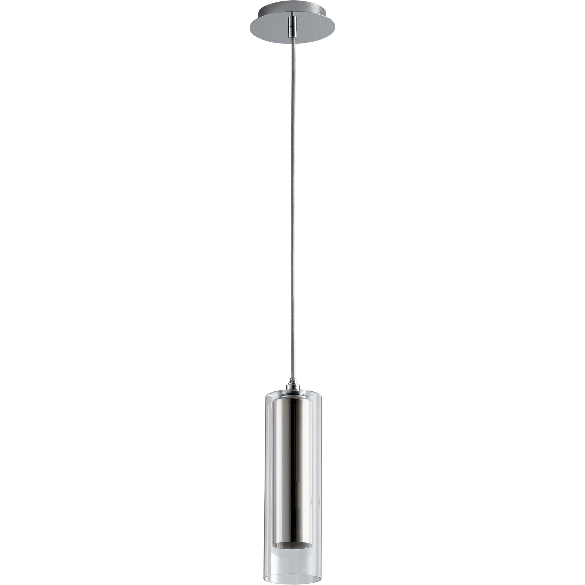 Gratis 1 Light 4 inch Polished Chrome Pendant Ceiling Light