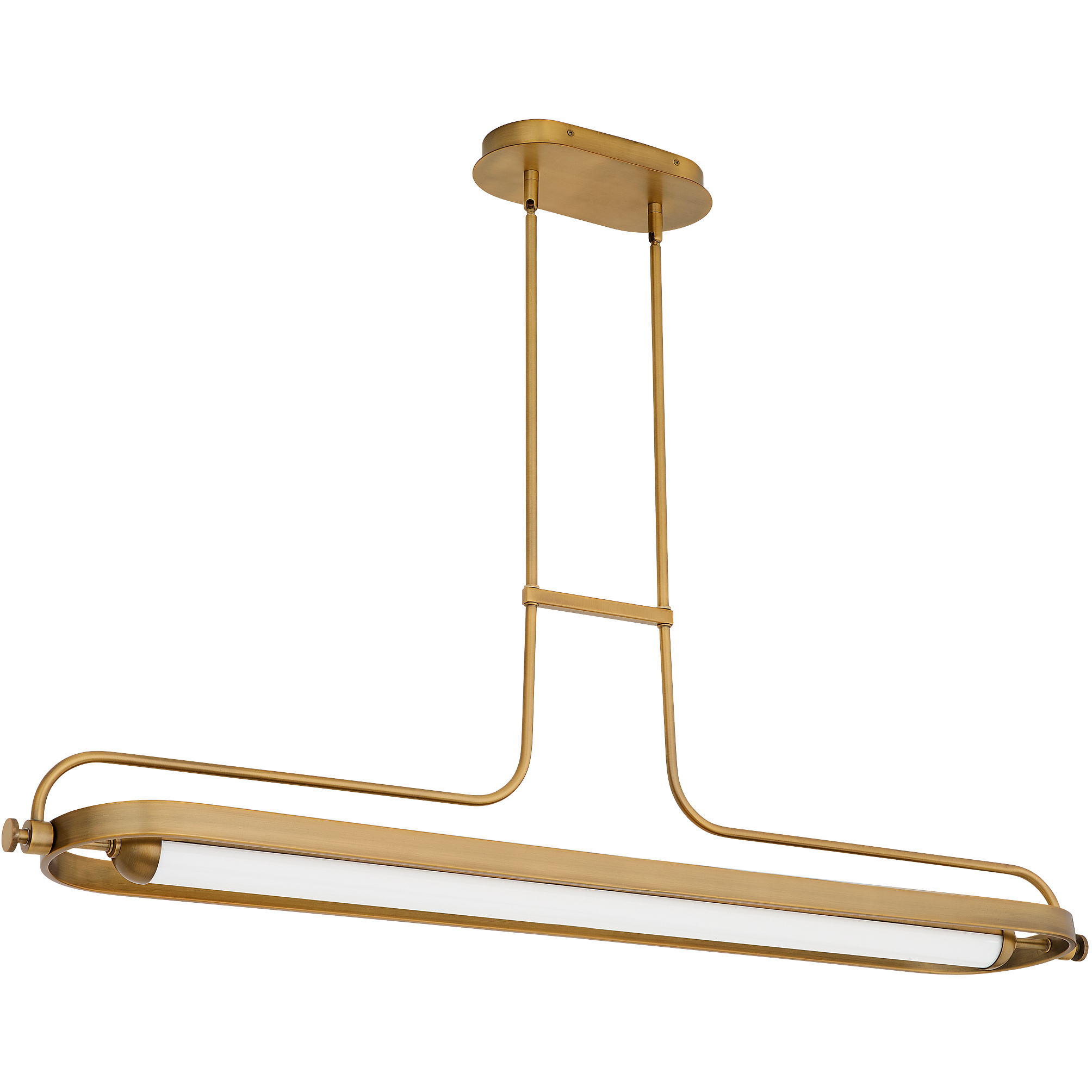 Braem 7 inch Brushed Brass Chandelier Ceiling Light