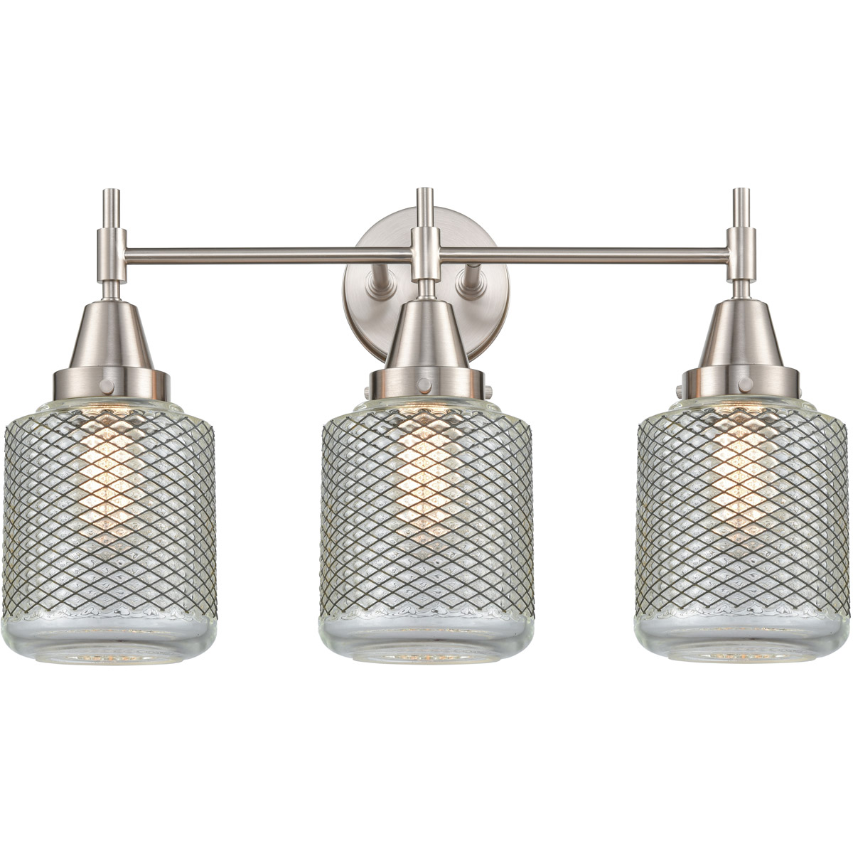 Caden 3 Light 24 inch Satin Nickel Bath Vanity Light Wall Light