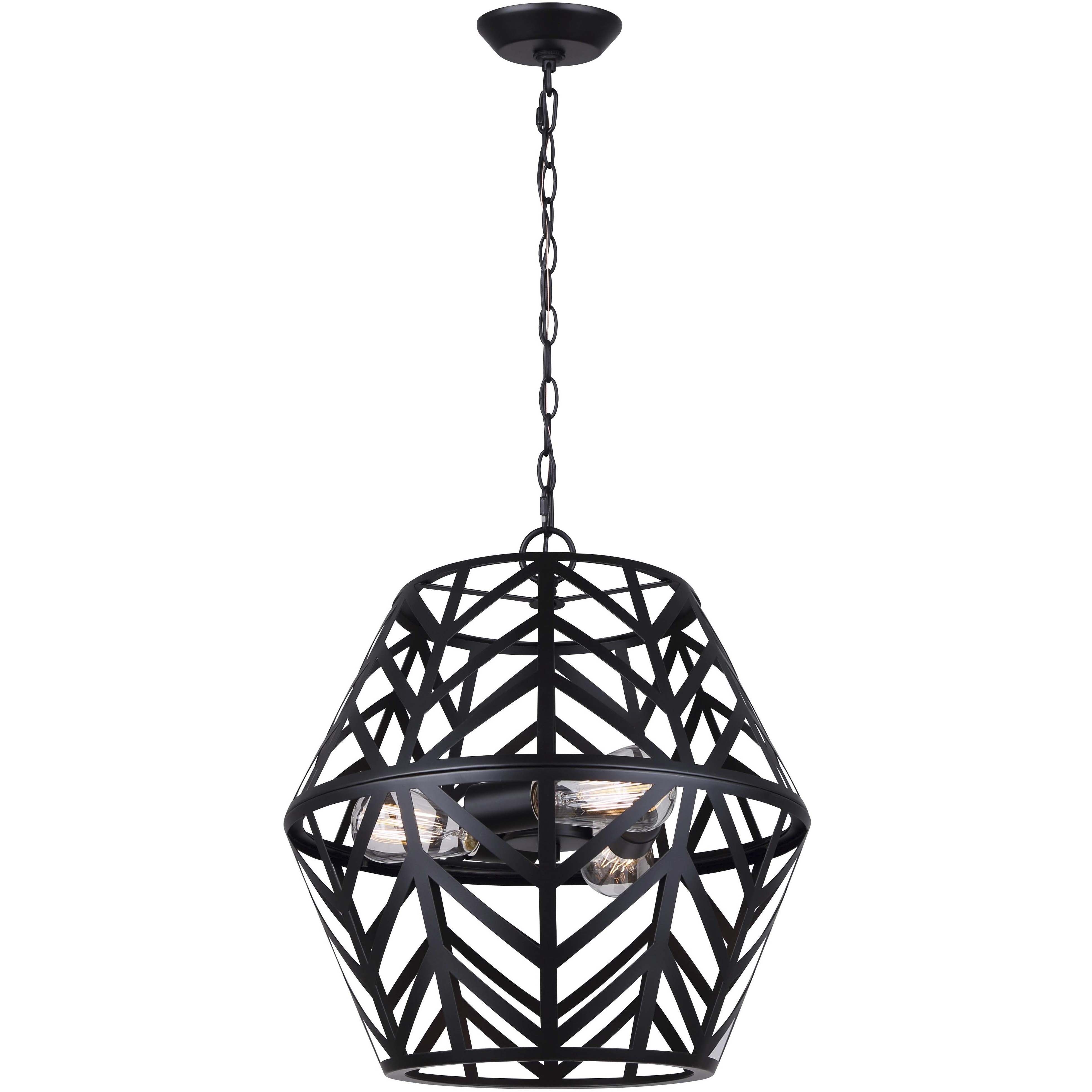 Maud 3 Light 16.5 inch Black Chandelier Ceiling Light