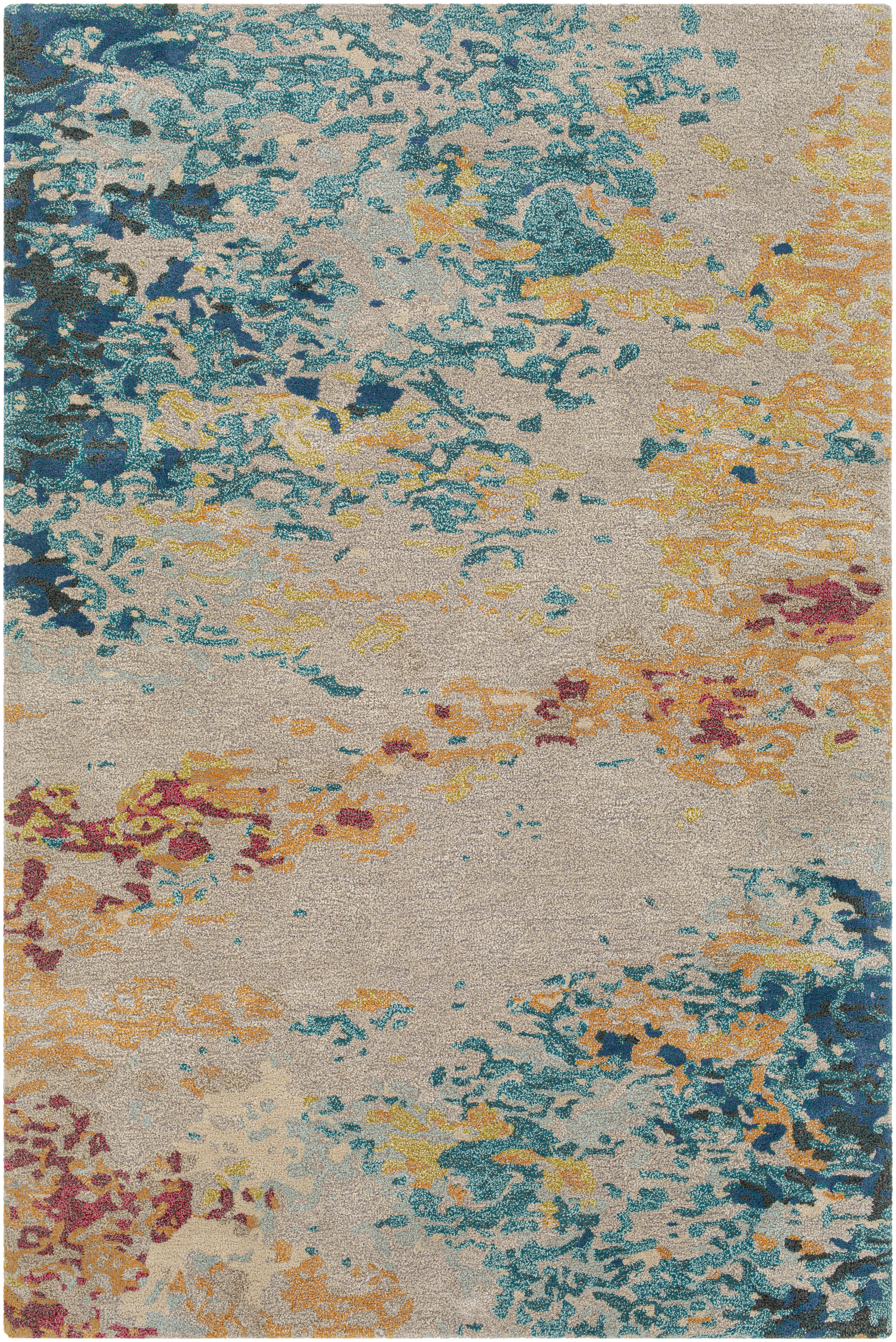Kavita 96 X 96 inch Aqua Rug, Round