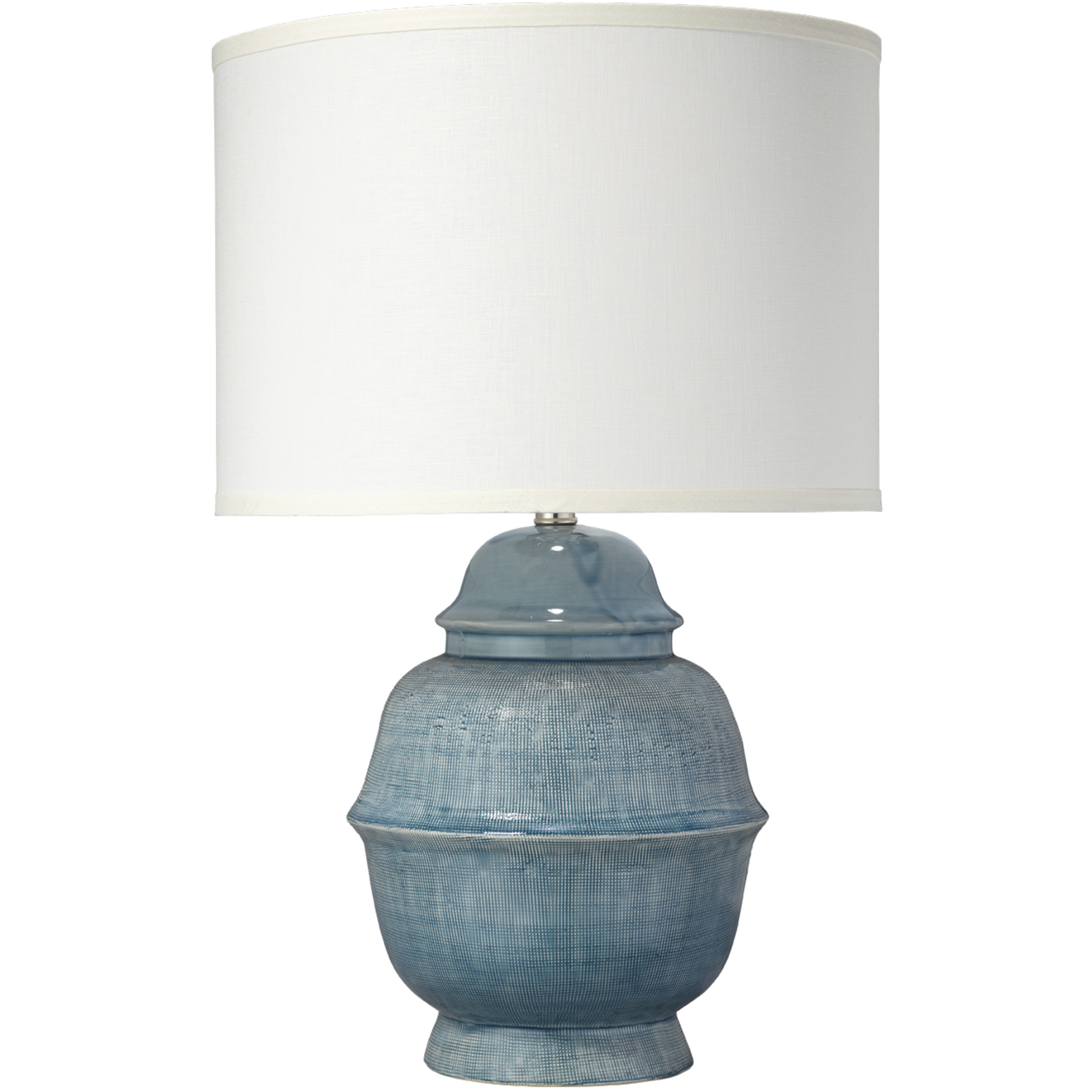 Kaya 26 inch 150 watt Blue Table Lamp Portable Light