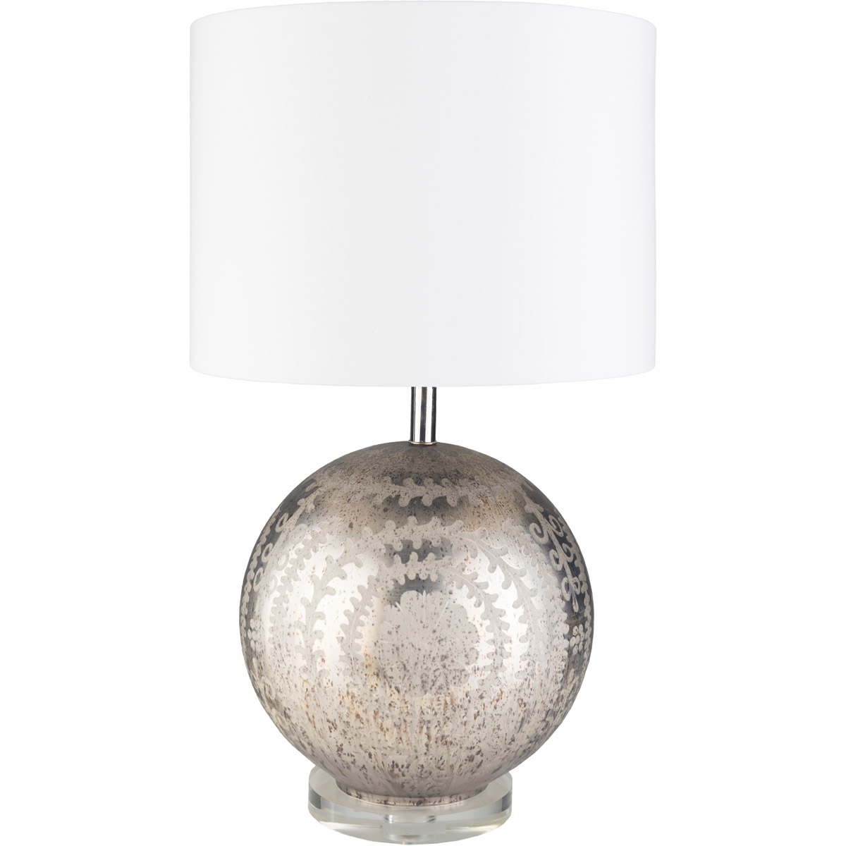 Constancce 26 inch 100 watt White Table Lighting Portable Light