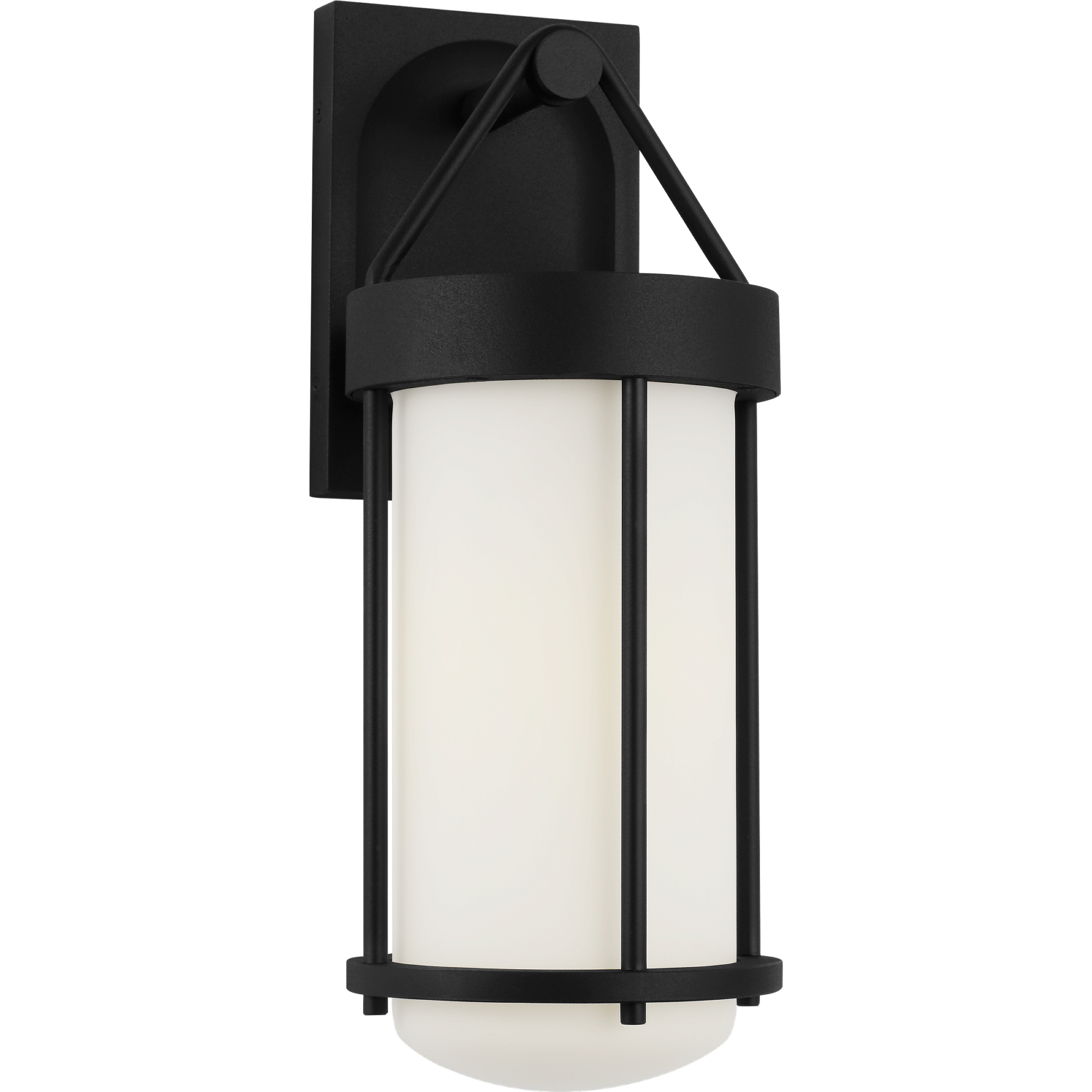 Richard June Otis 1 Light 15 inch Textured Black Outdoor Wall Light in LED