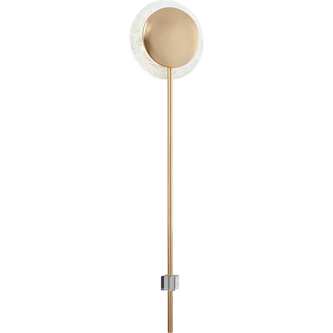 Moscato 1 Light 10 inch Gold Leaf ADA Wall Sconce Wall Light