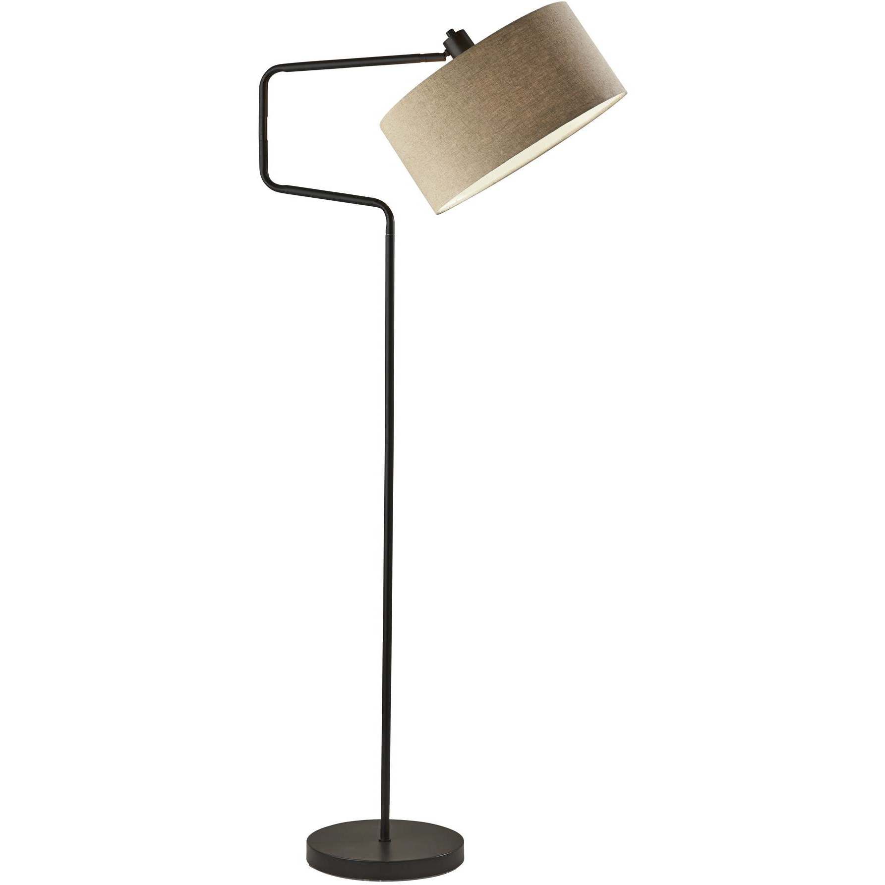 Jacob 57 inch 100 watt Antique Bronze Floor Lamp Portable Light