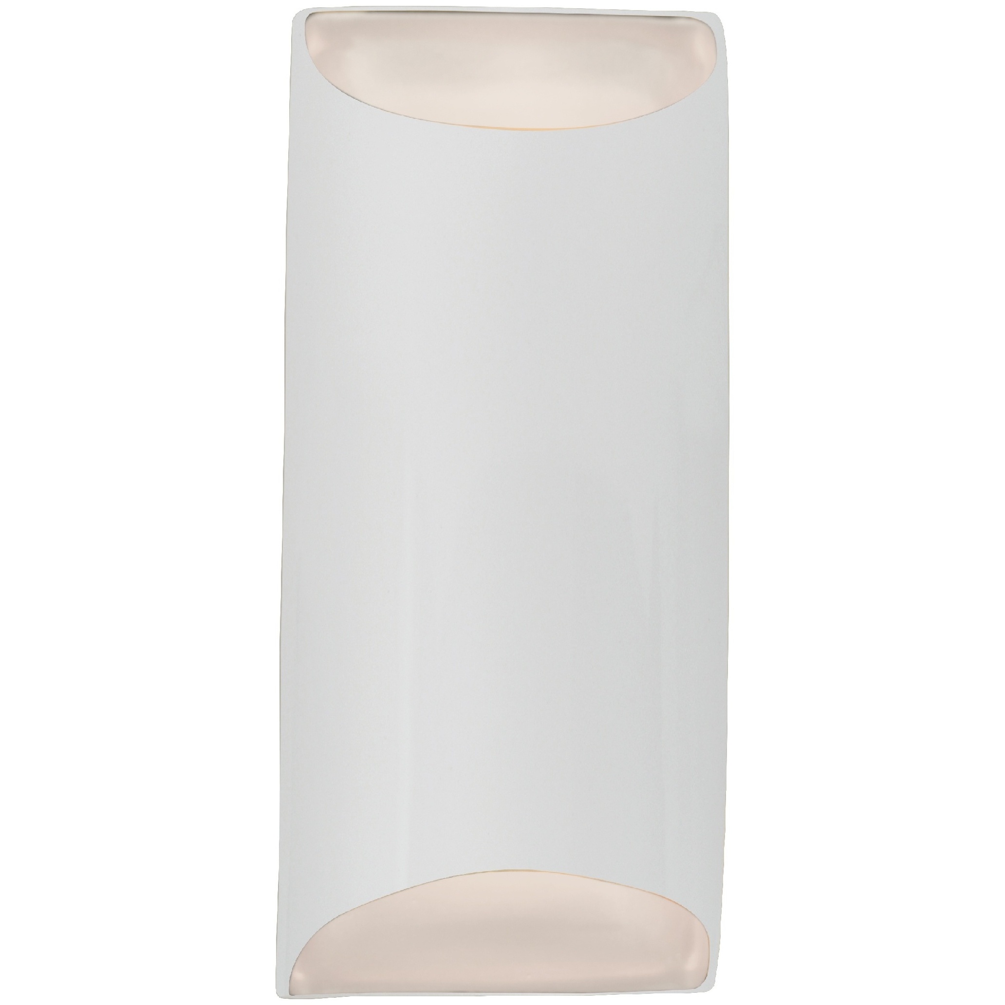 Ambiance LED 7 inch Gloss White ADA Wall Sconce Wall Light