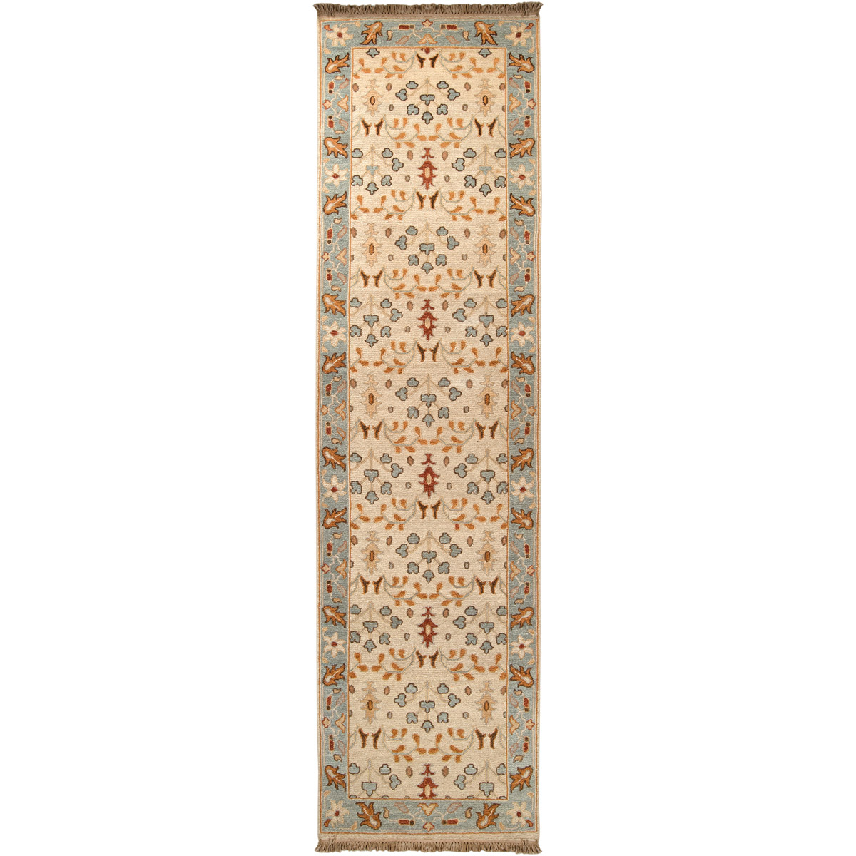 Sonoma 36 X 24 inch Khaki/Aqua/Burnt Orange/Dark Brown/Medium Gray Rugs, Wool