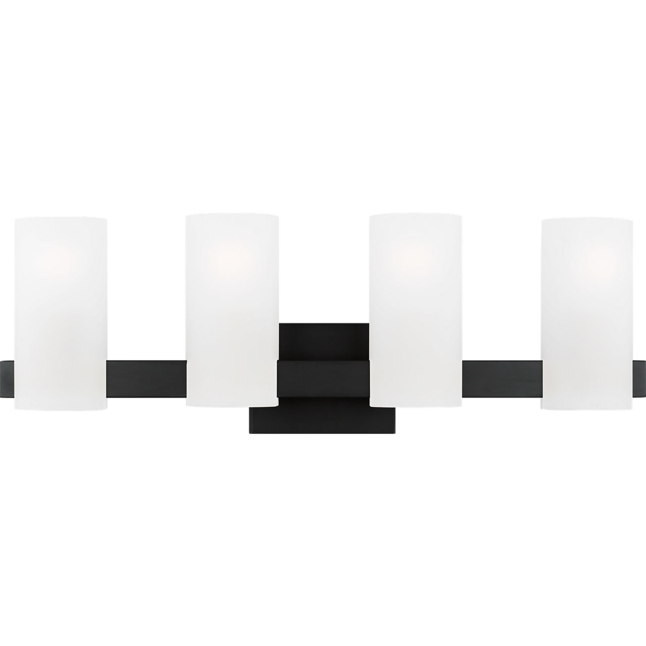 Drew & Jonathan Scott Rhode 4 Light 27 inch Midnight Black Vanity Light Wall Light