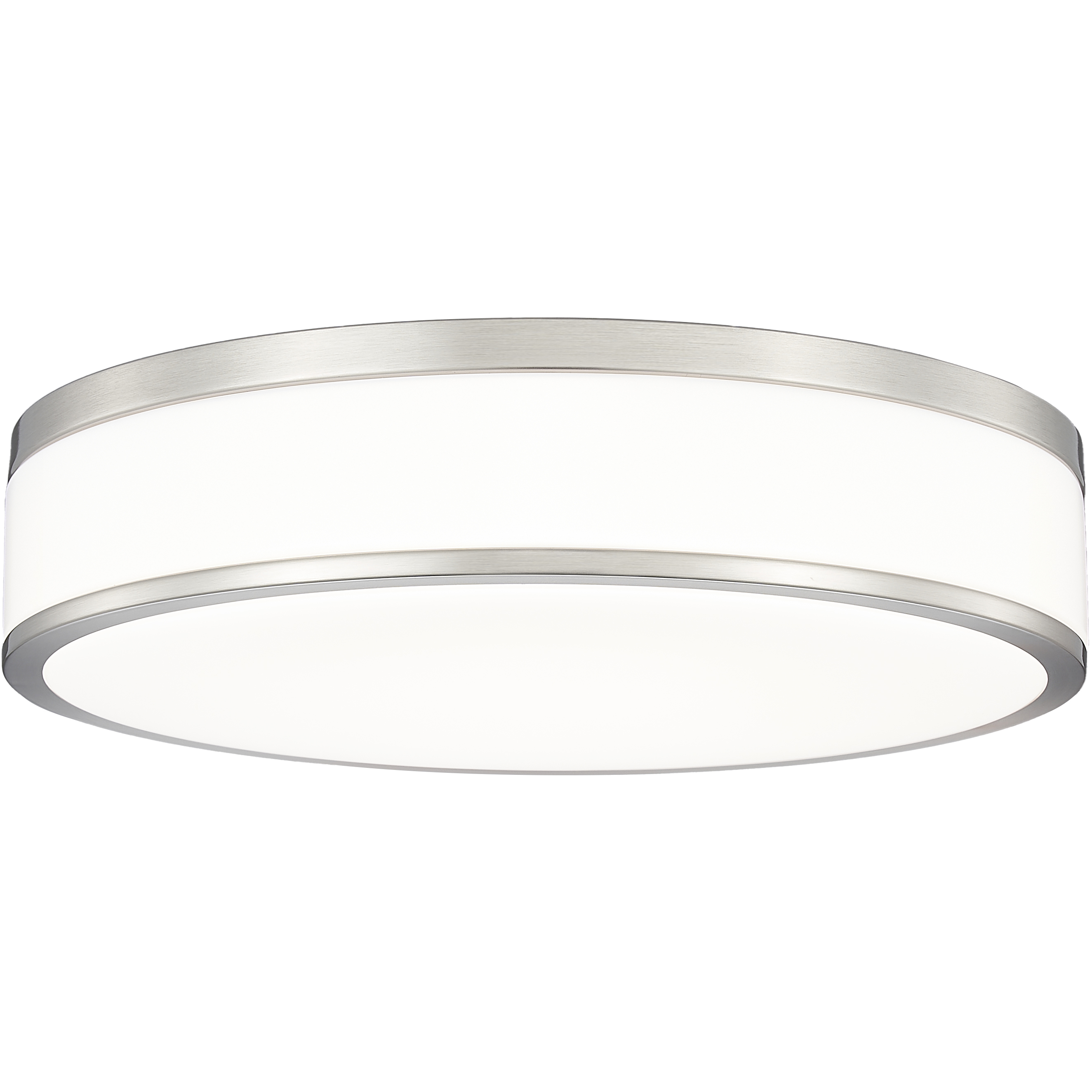 Ballord LED 16 inch Brushed Nickel Flush Mount Ceiling Light