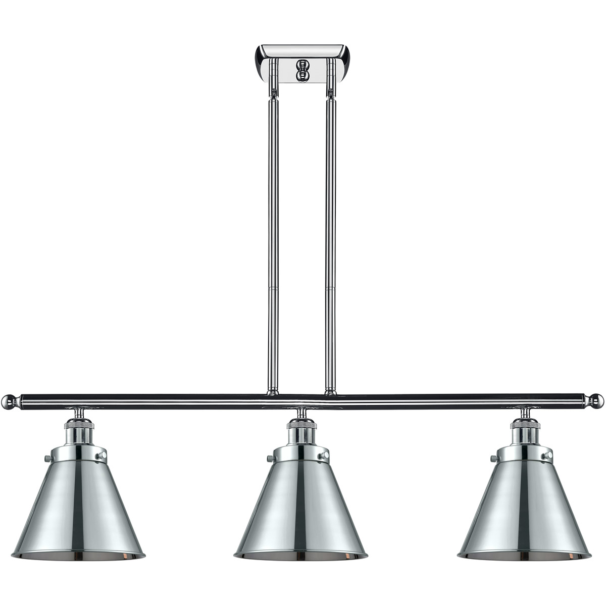 Ballston Appalachian LED 36 inch Polished Chrome Island Light Ceiling Light, Ballston