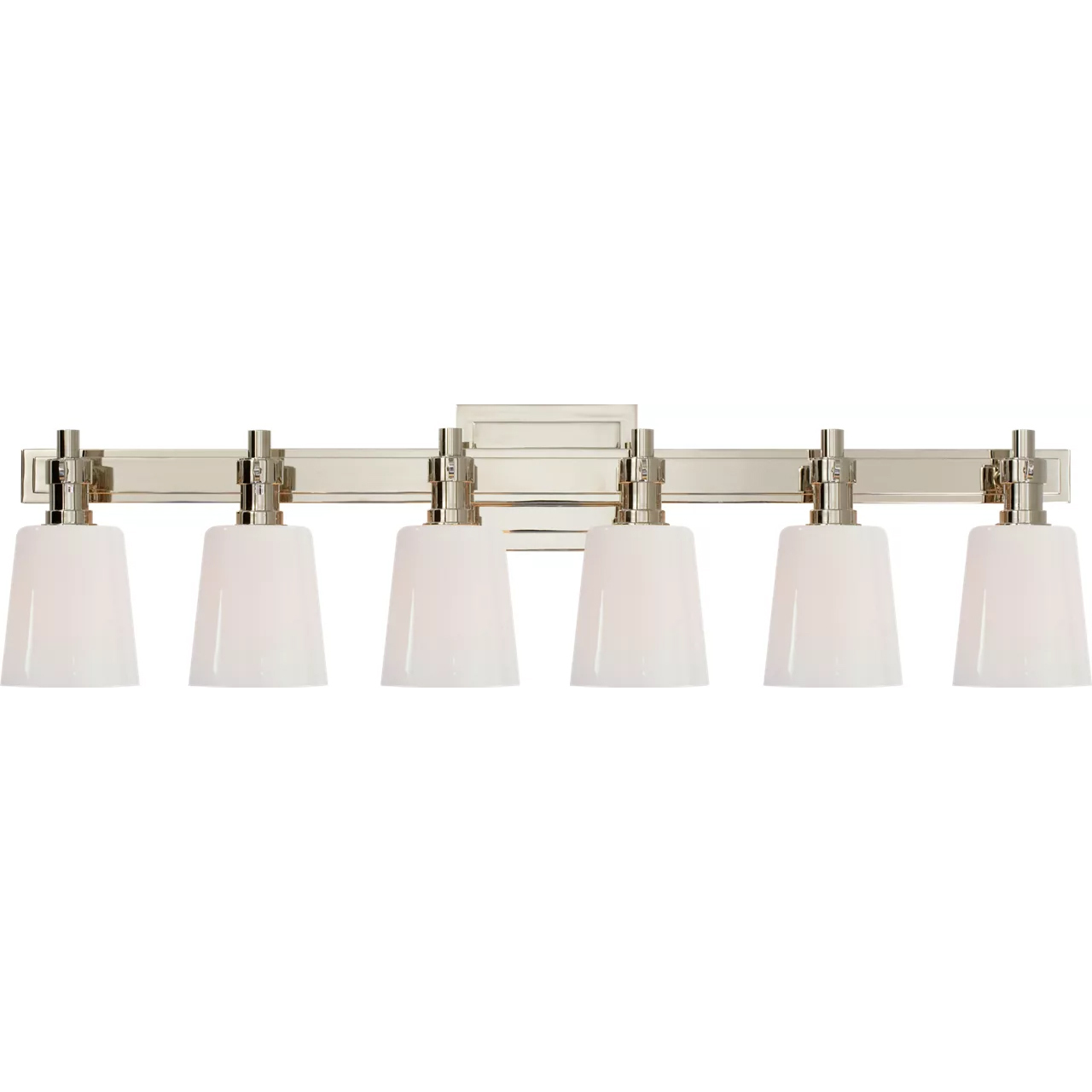 Thomas O'Brien Bryant2 6 Light 29 inch Polished Nickel Linear Bath Sconce Wall Light
