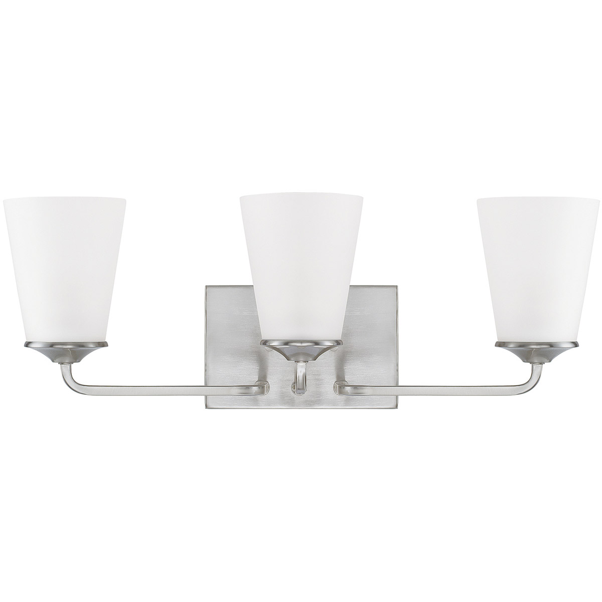 Braylon 3 Light 23 inch Brushed Nickel Vanity Light Wall Light