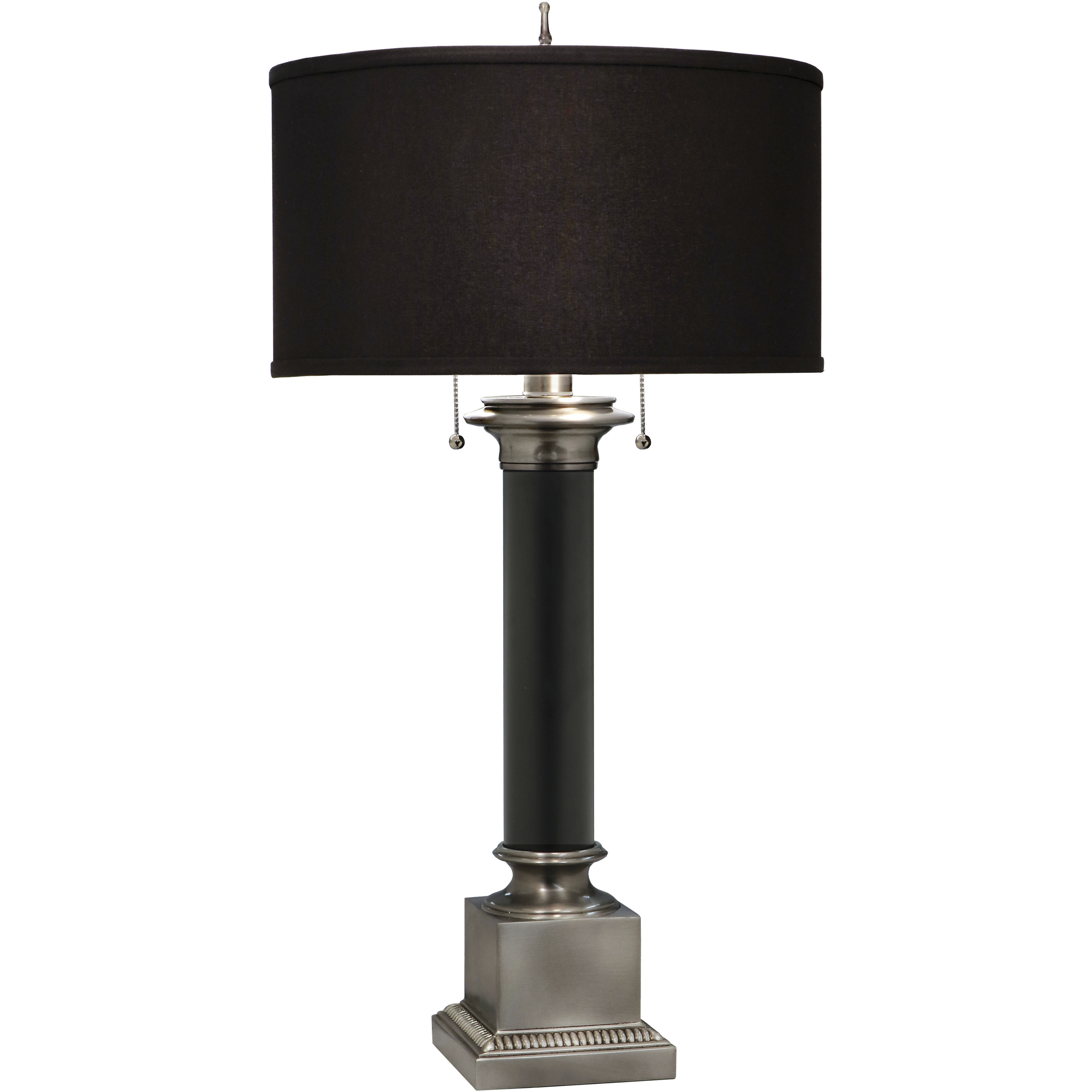 Ellie 33 inch Antique Nickel Table Lamp Portable Light