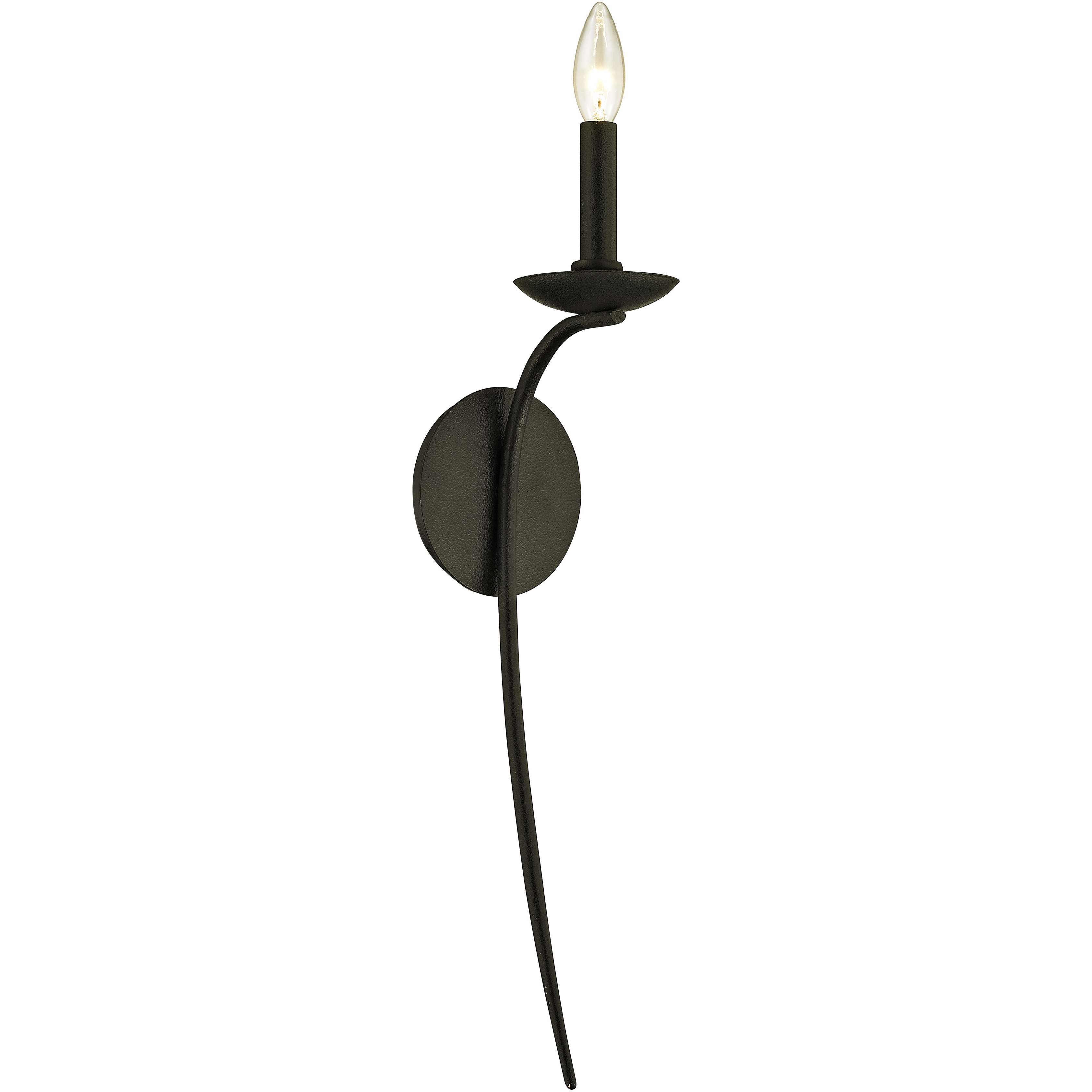 Sawyer 1 Light 5 inch Forged Iron Wall Sconce Wall Light