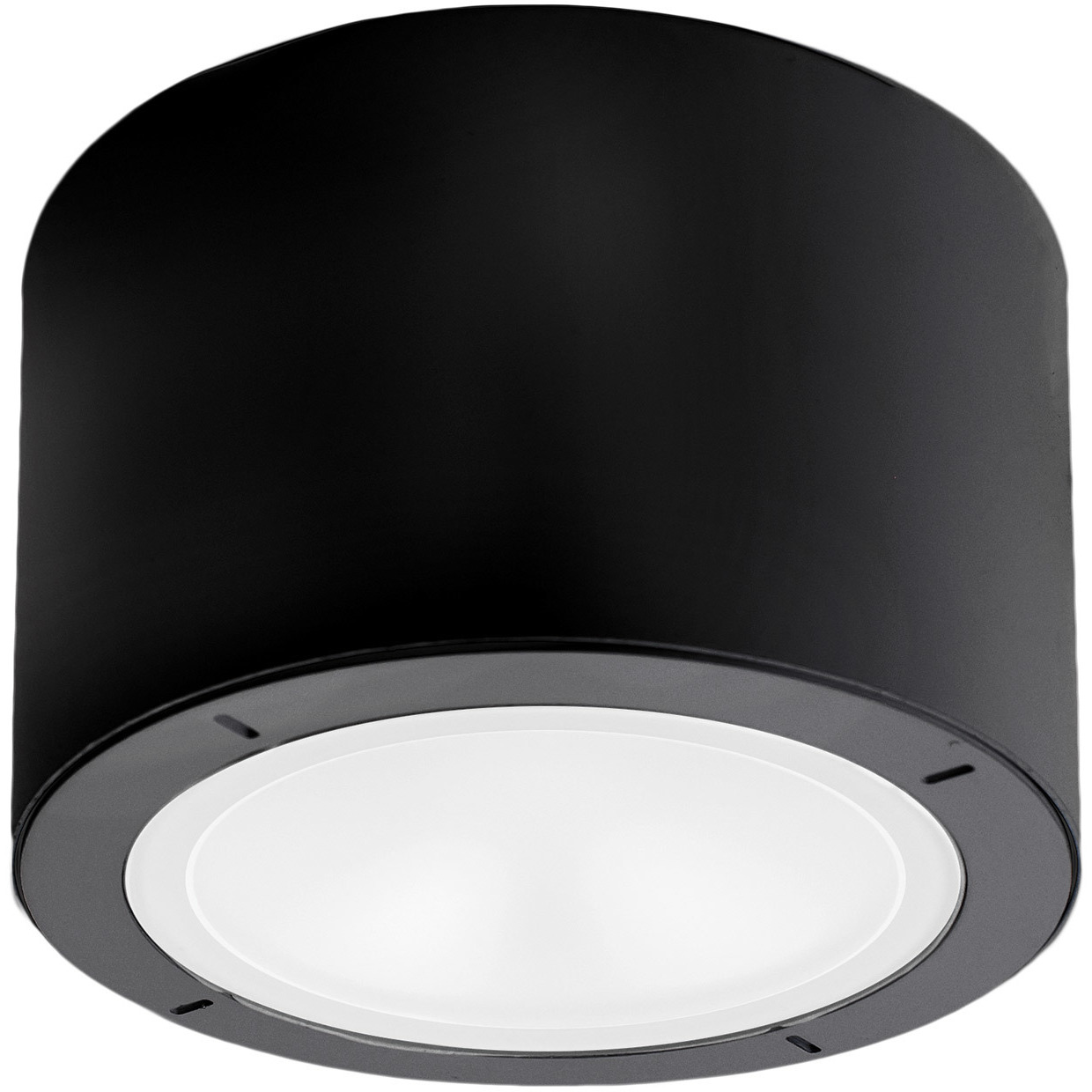 Vessel LED 5.5 inch Black Flush Mount Ceiling Light in 3000K