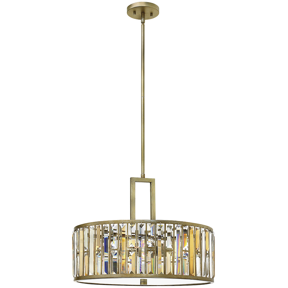 Gemma LED 21.25 inch Silver Leaf Foyer Light Ceiling Light