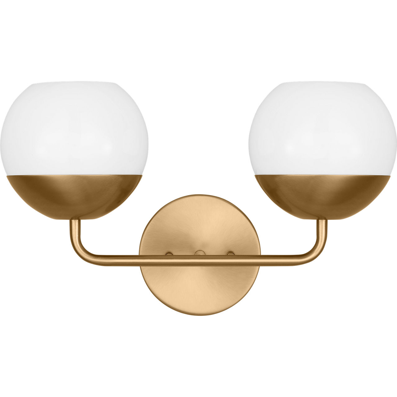 Alvin 2 Light 16.5 inch Satin Brass Bath Vanity Wall Light