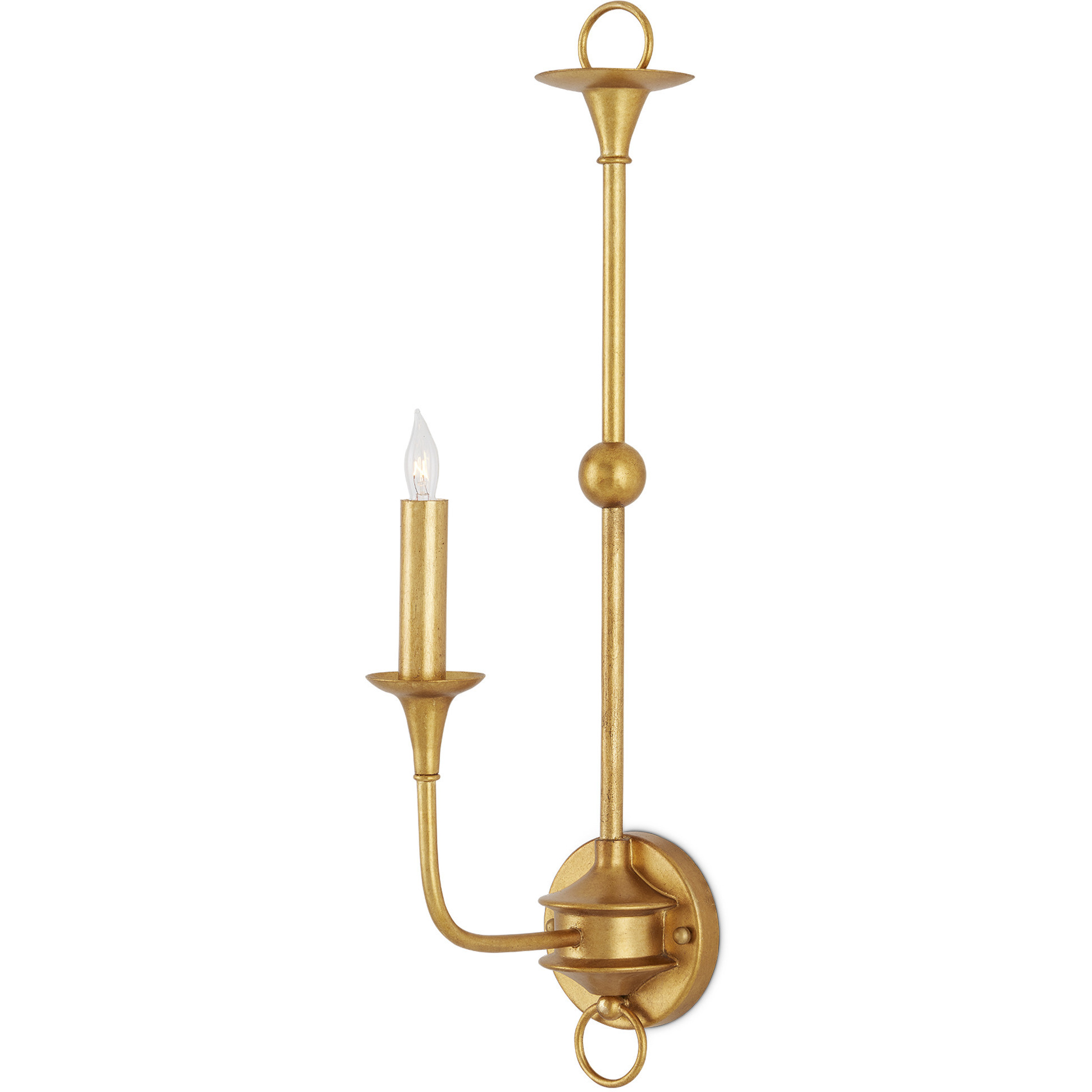 Nottaway 1 Light 4.5 inch Contemporary Gold Leaf Wall Sconce Wall Light