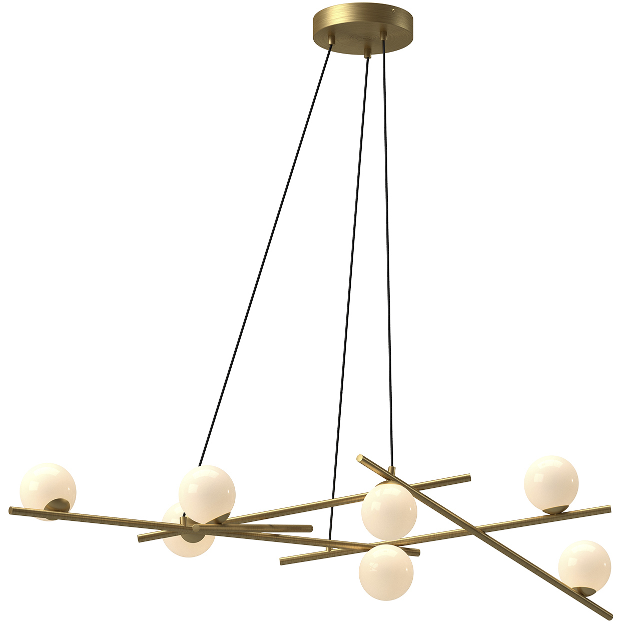 Amara LED 16.5 inch Brushed Gold Chandelier Ceiling Light