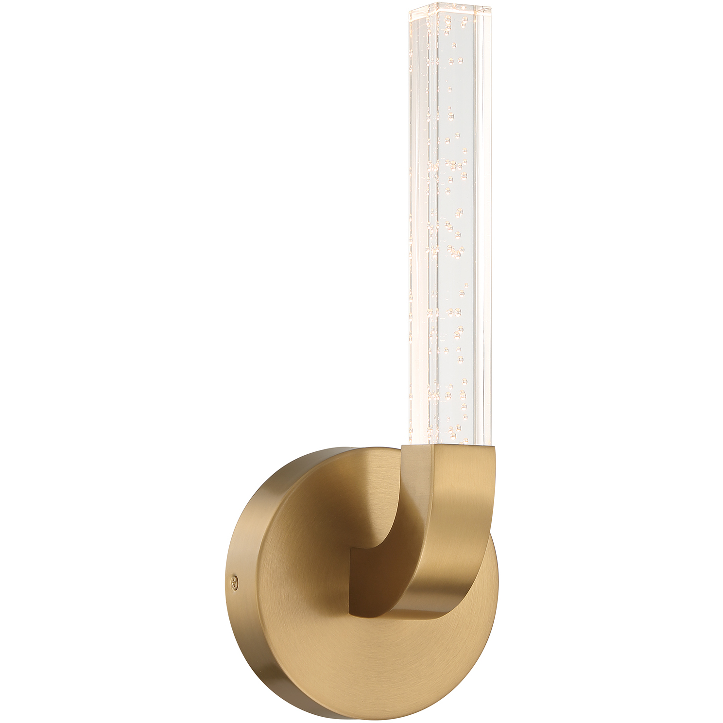 Del Mar LED 5.25 inch Warm Brass Wall Sconce Wall Light