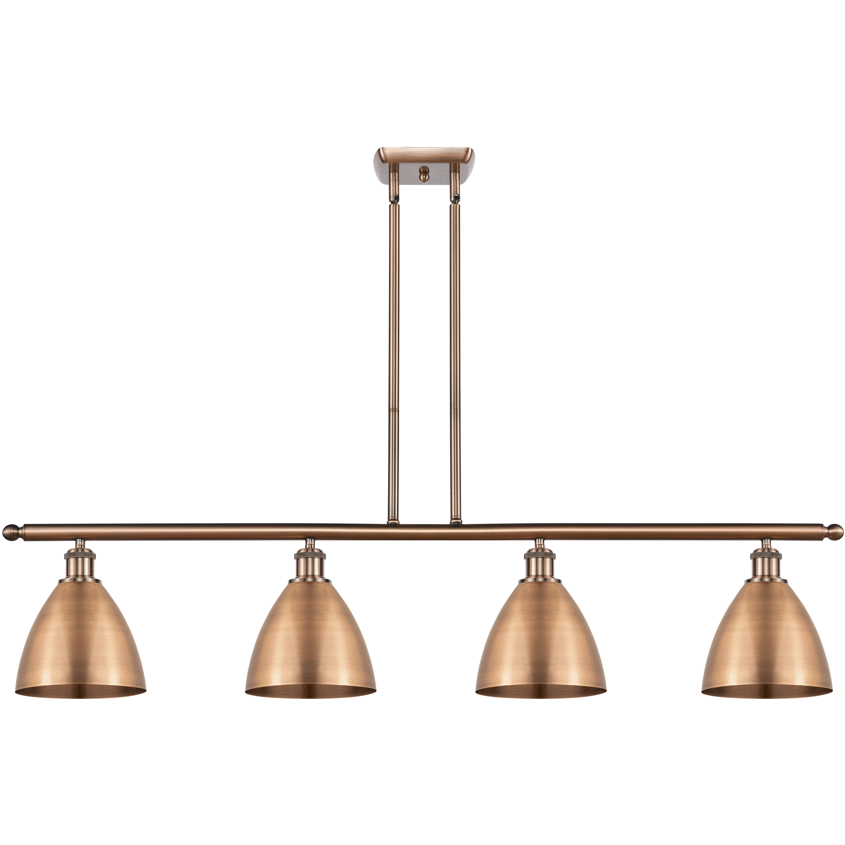 Ballston Dome LED 48 inch Antique Copper Island Light Ceiling Light