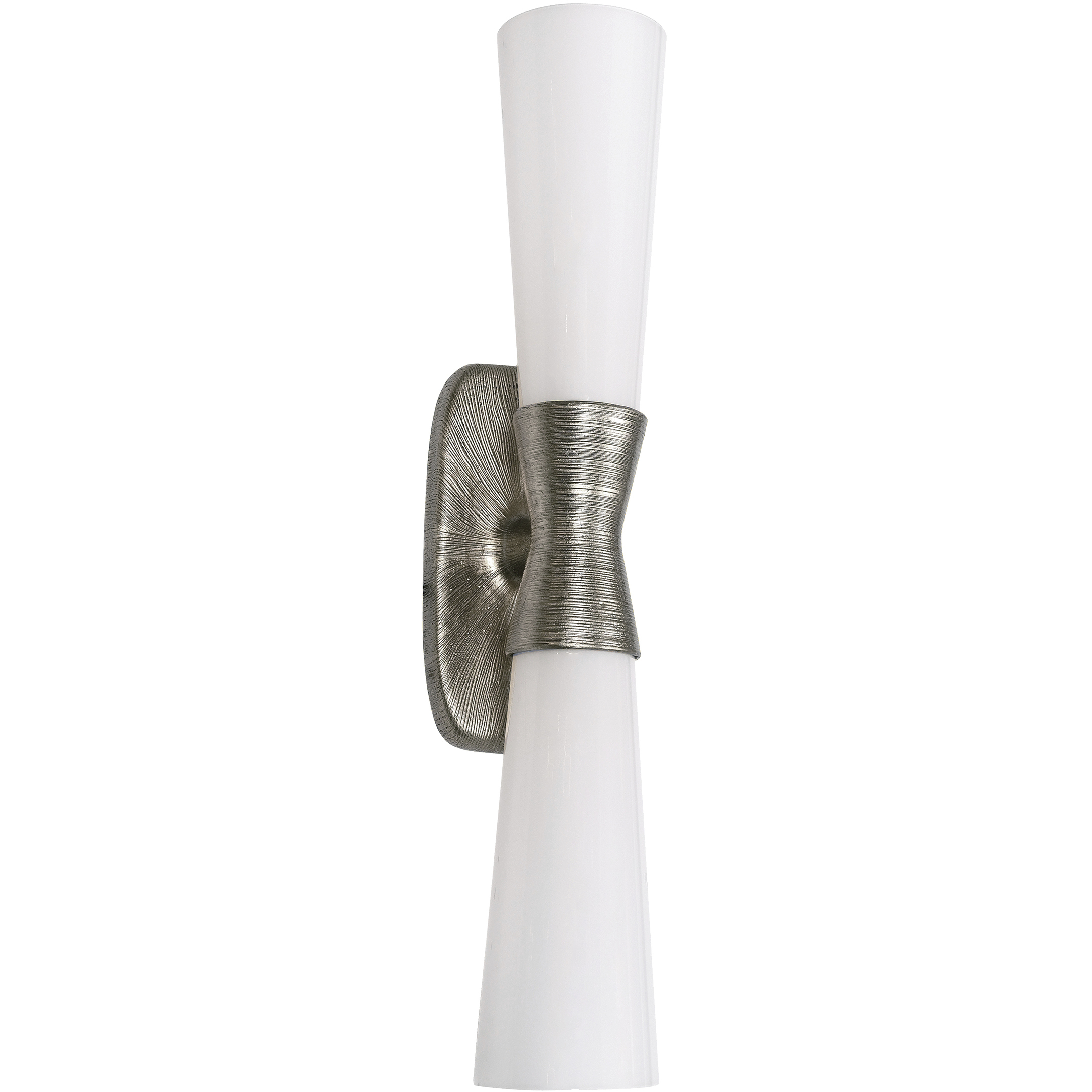 Whitney 2 Light 4.75 inch Silver Wall Sconce Wall Light