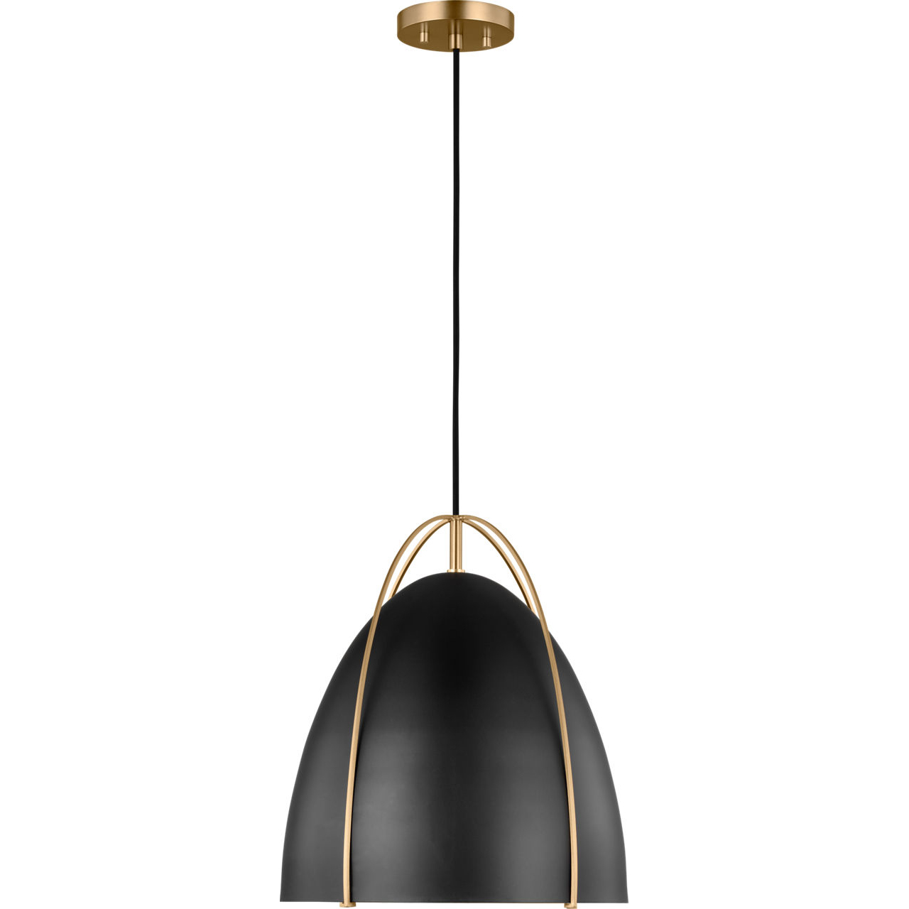 Sean Lavin Norman 1 Light 13.38 inch Satin Brass Pendant Ceiling Light