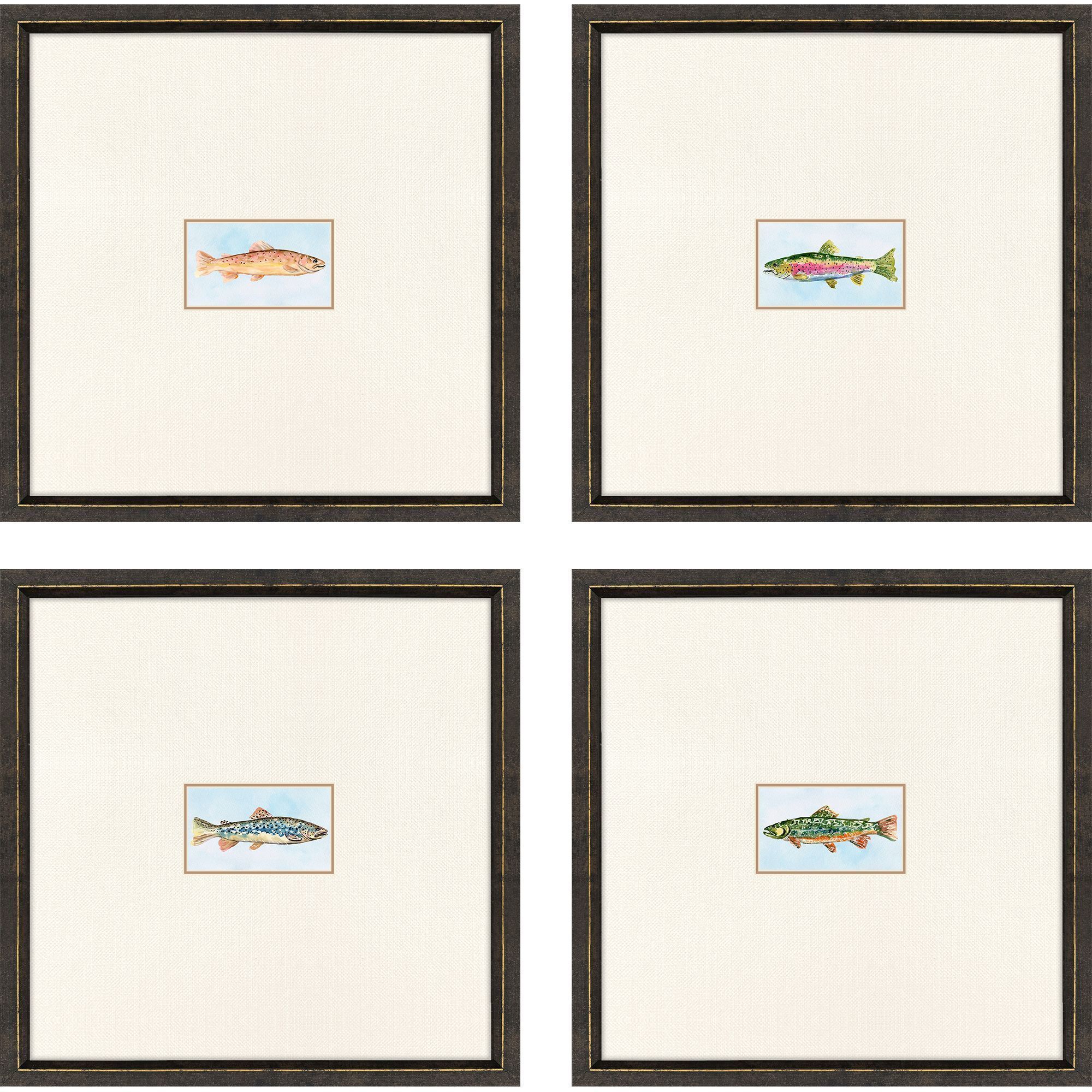 Propac Multi and Green and Blue and Orange Framed Art, Propac