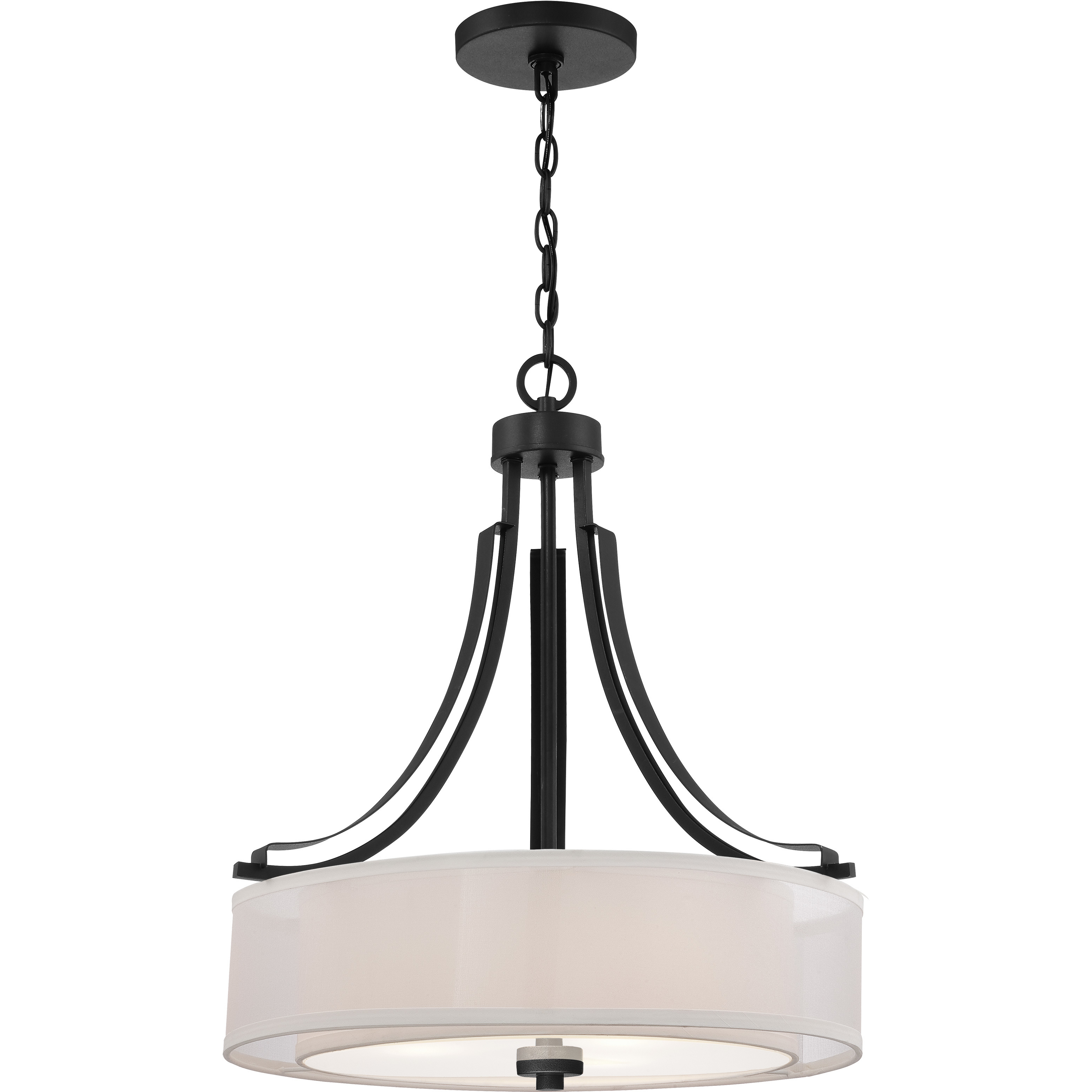 Parsons Studio 3 Light 20.5 inch Sand Coal Pendant Ceiling Light