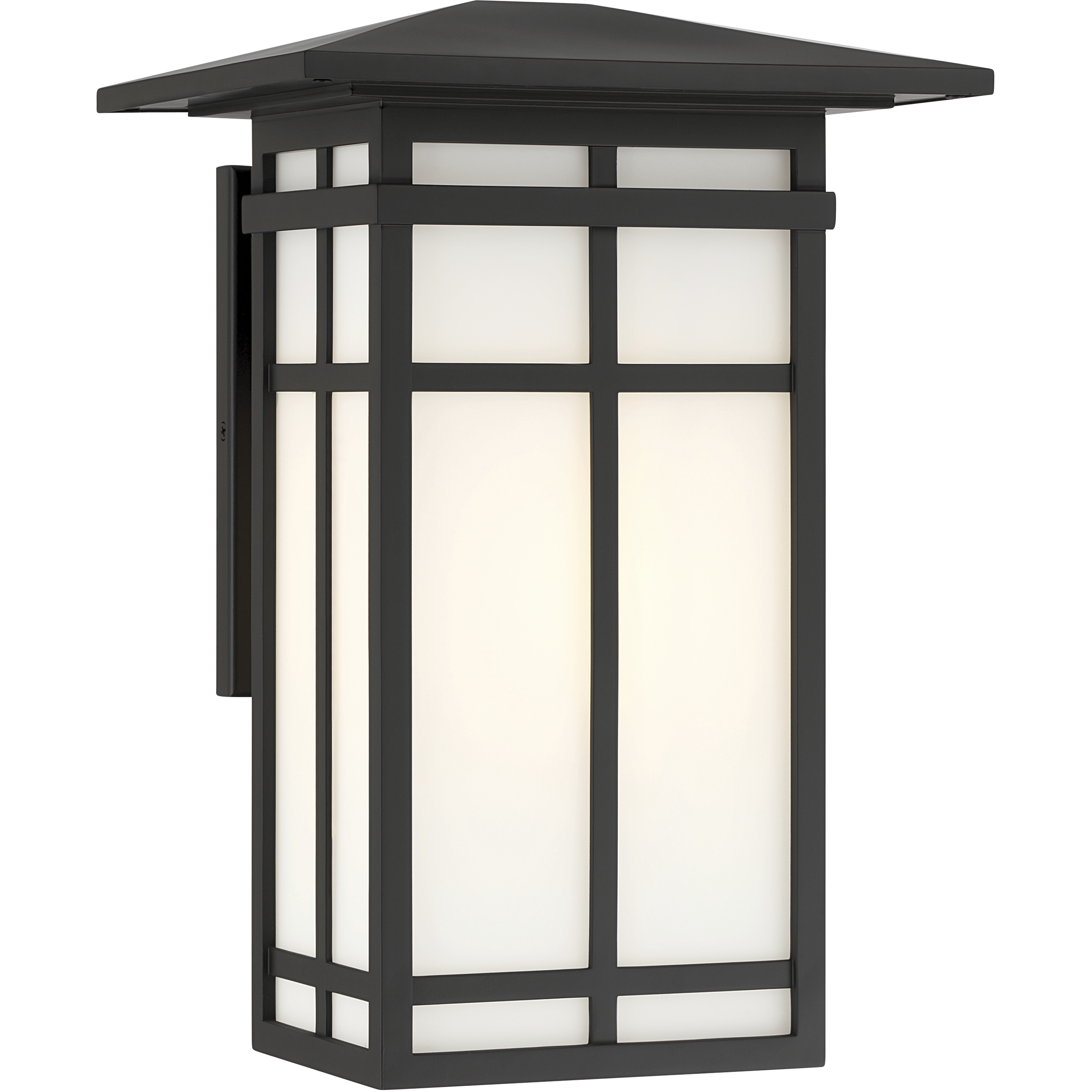 Grydton 1 Light 13.5 inch Dark Matte Black Outdoor Wall Lantern