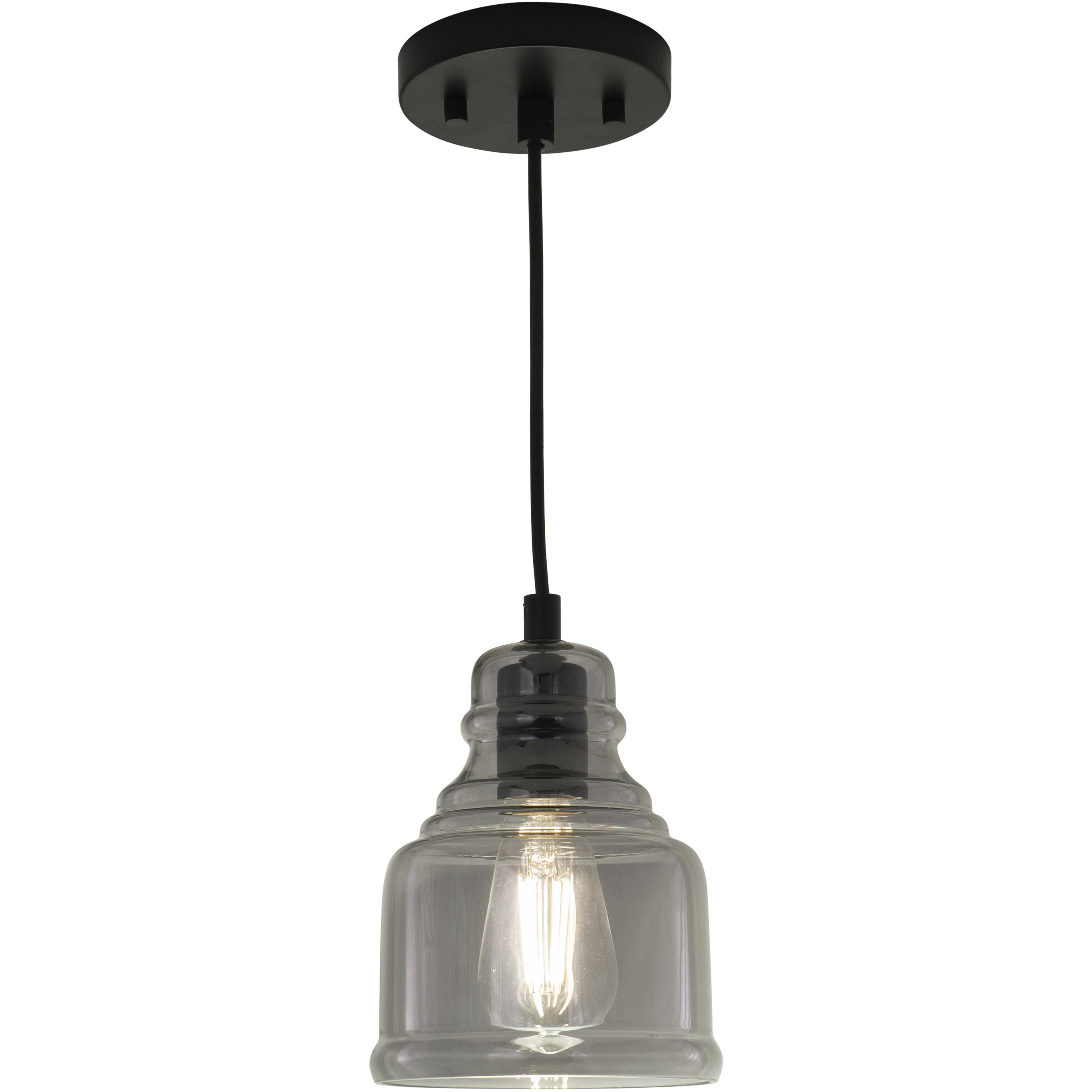 Millie LED 6 inch Matte Black Mini Pendant Ceiling Light
