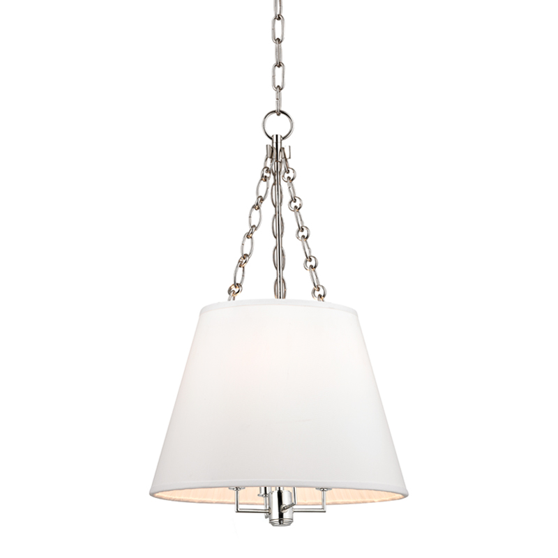 Burdett 4 Light 15 inch Polished Nickel Pendant Ceiling Light