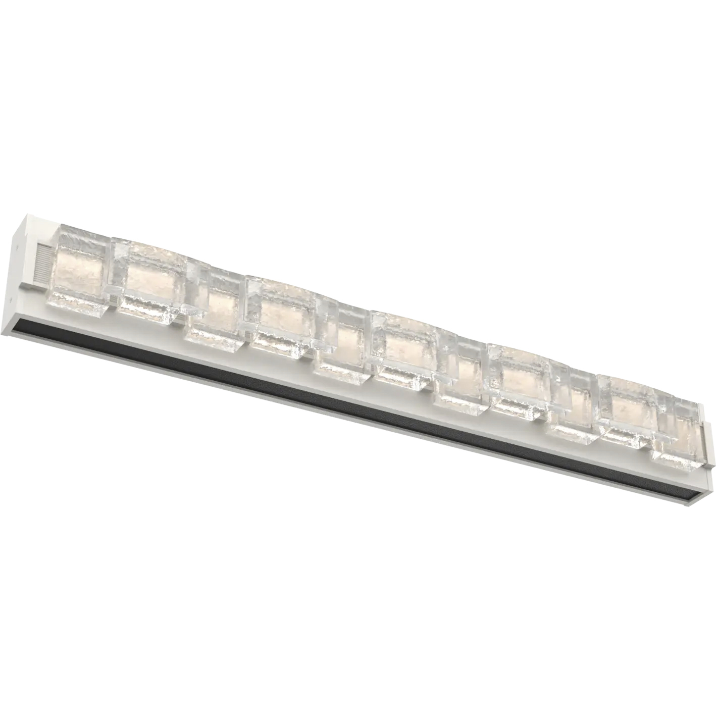 Tessera LED 38 inch Salt White with Licorice Vanity Light Wall Light