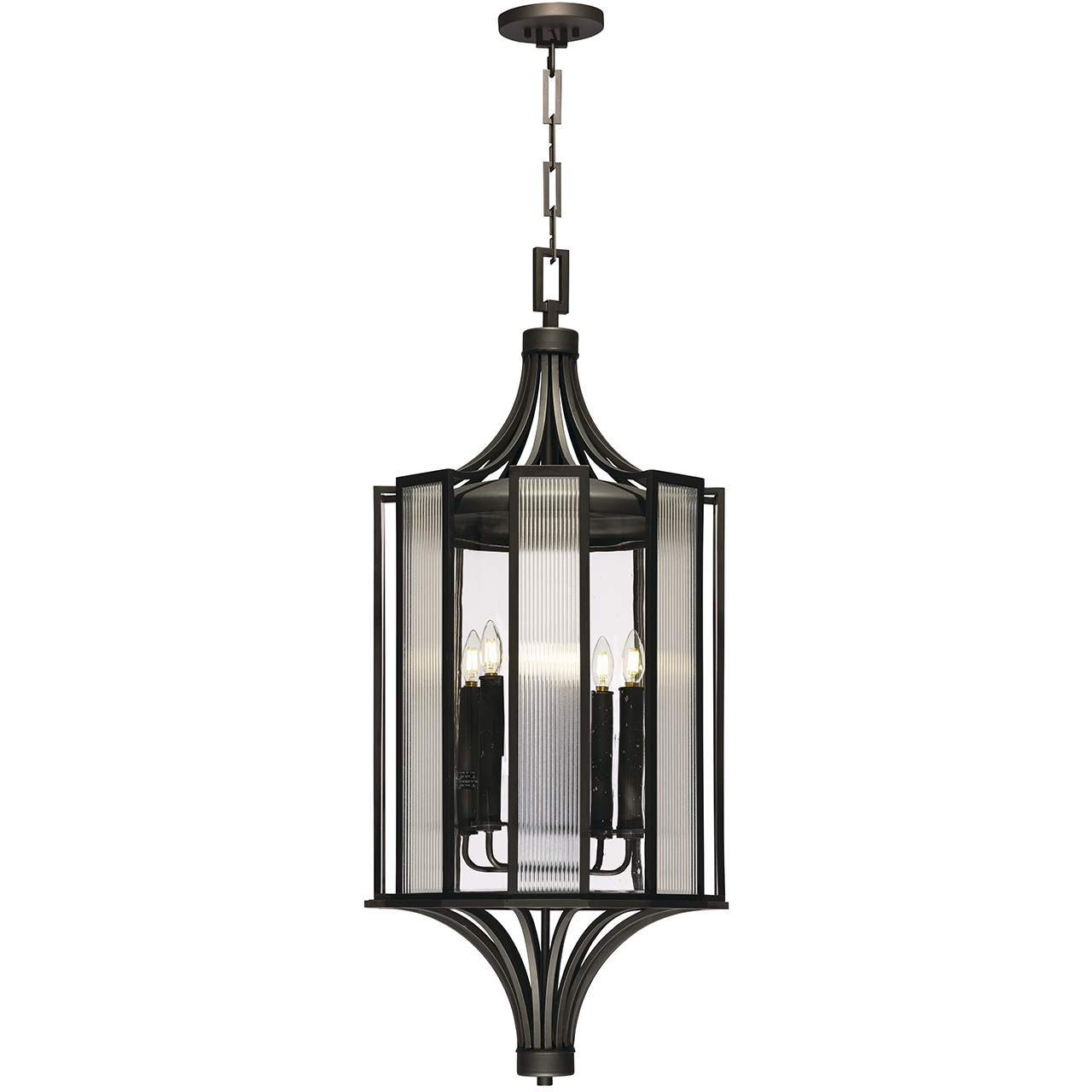 Bristol 6 Light 19.25 inch Black Outdoor Lantern