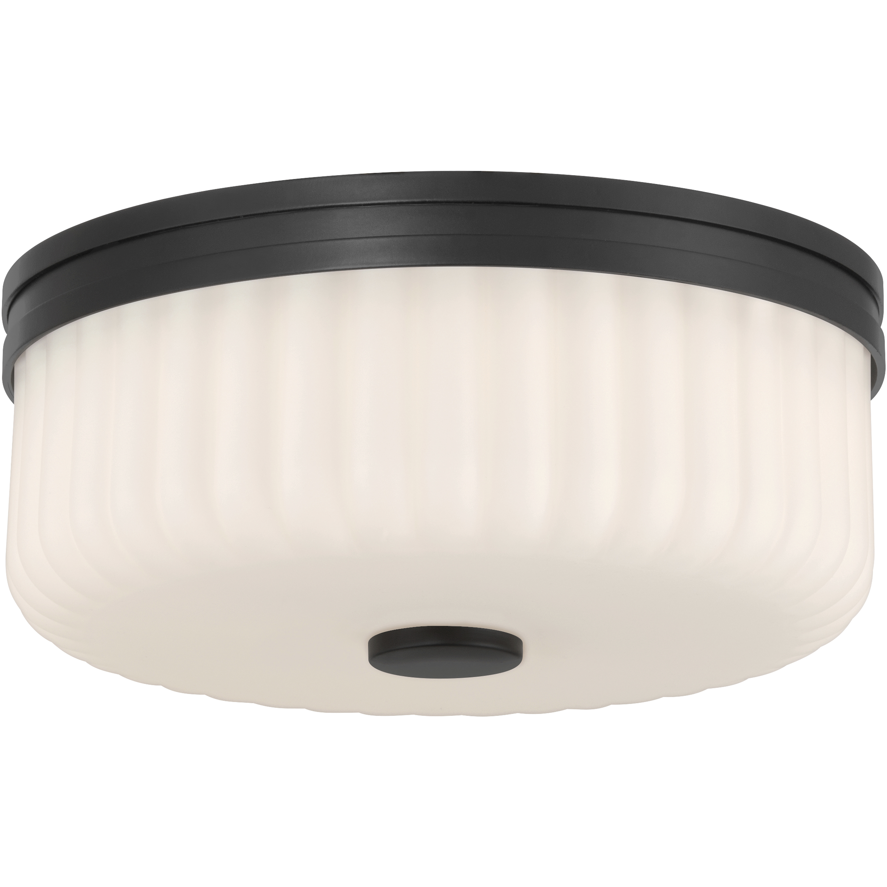 Daniella 11.25 inch Matte Black Flush Mount Ceiling Light