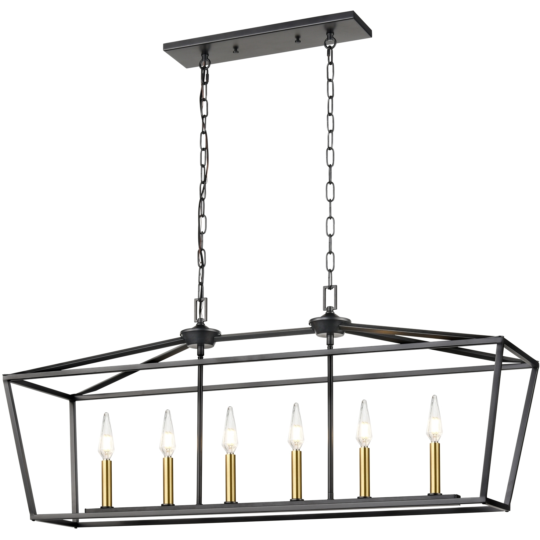 Lundy's Lane Linear Ceiling Light in Multiple Finishes and Graphite