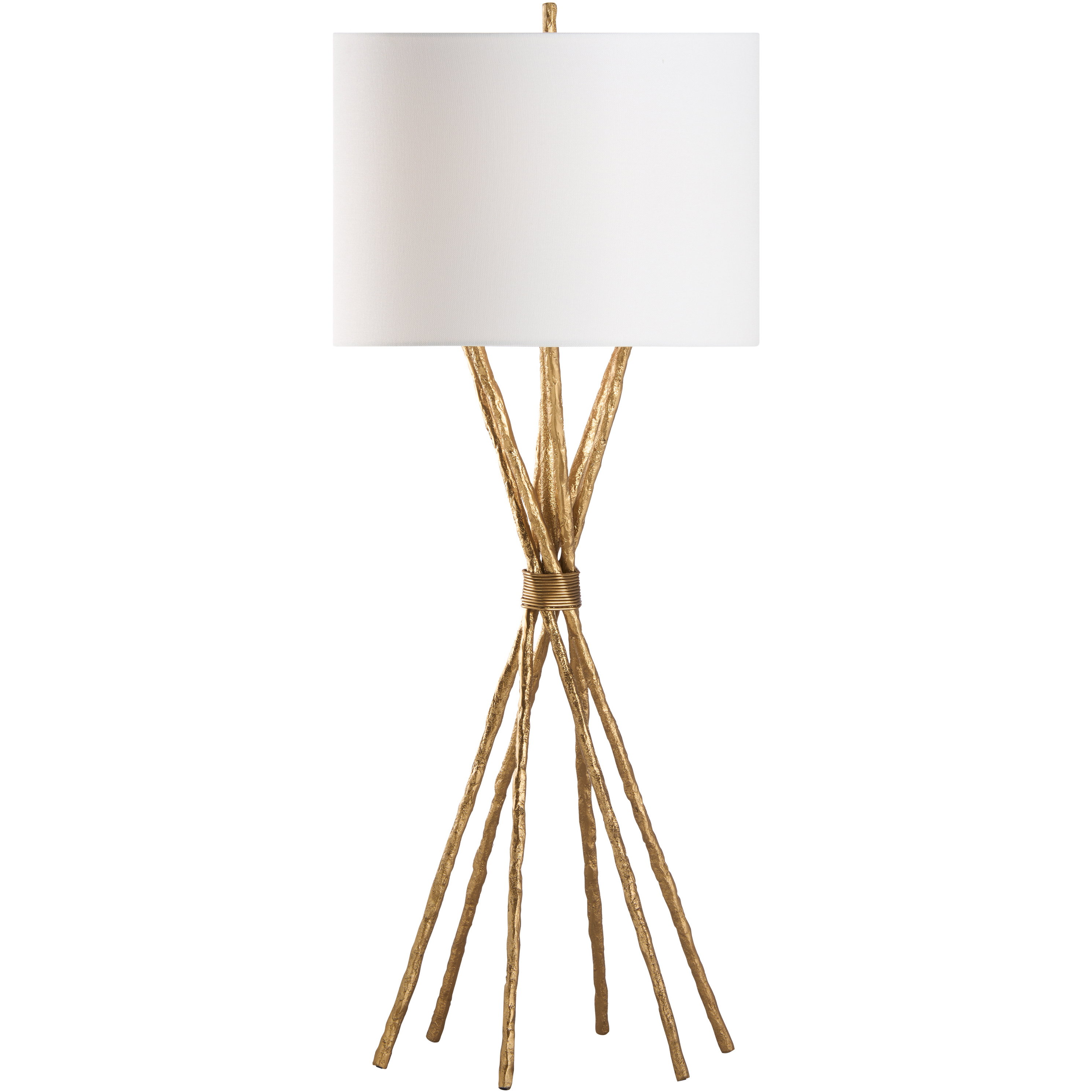 Luma 28 inch 100.00 watt Gold Table Lamp Portable Light