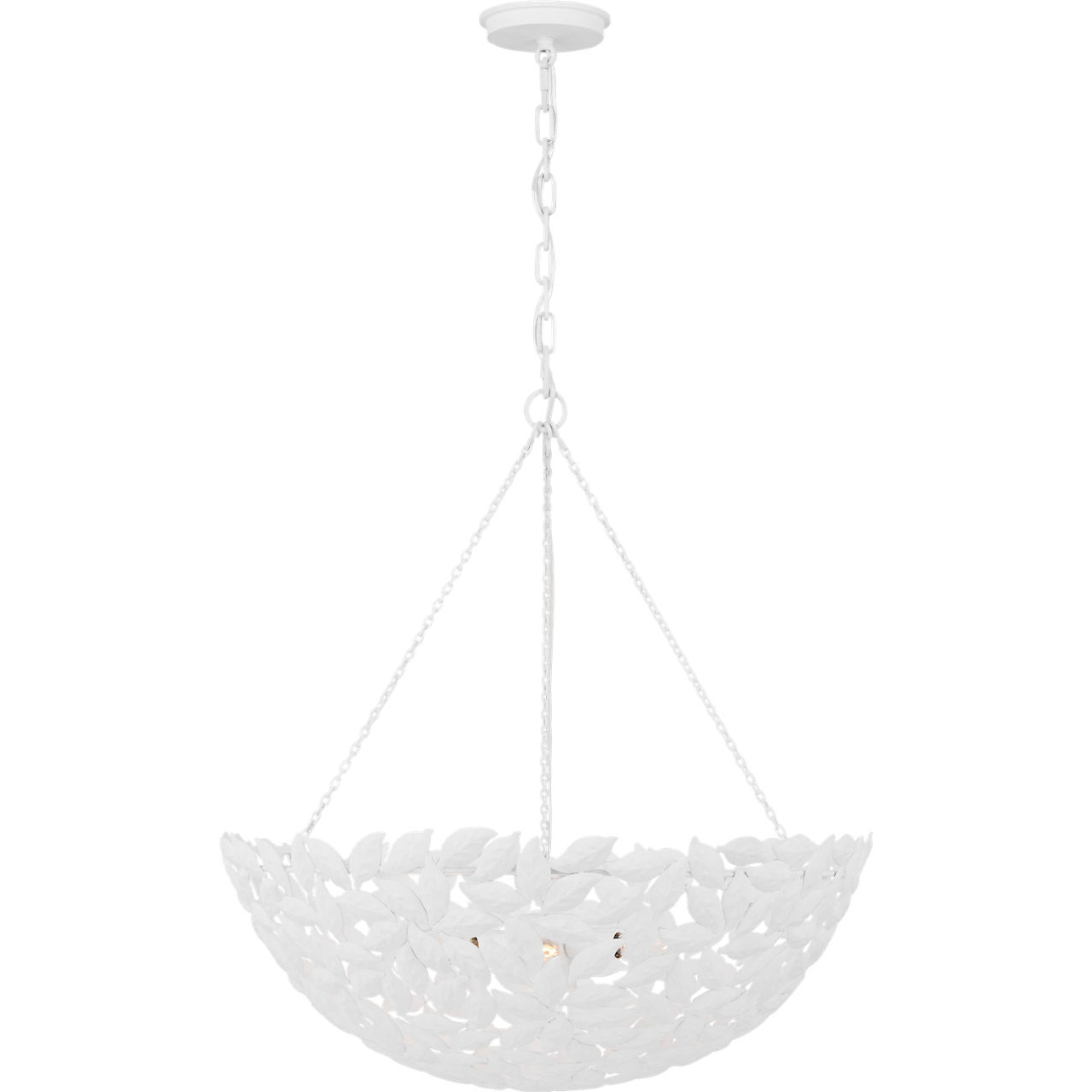AH by Alexa Hampton Kelan 6 Light 23.75 inch Textured White Pendant Ceiling Light