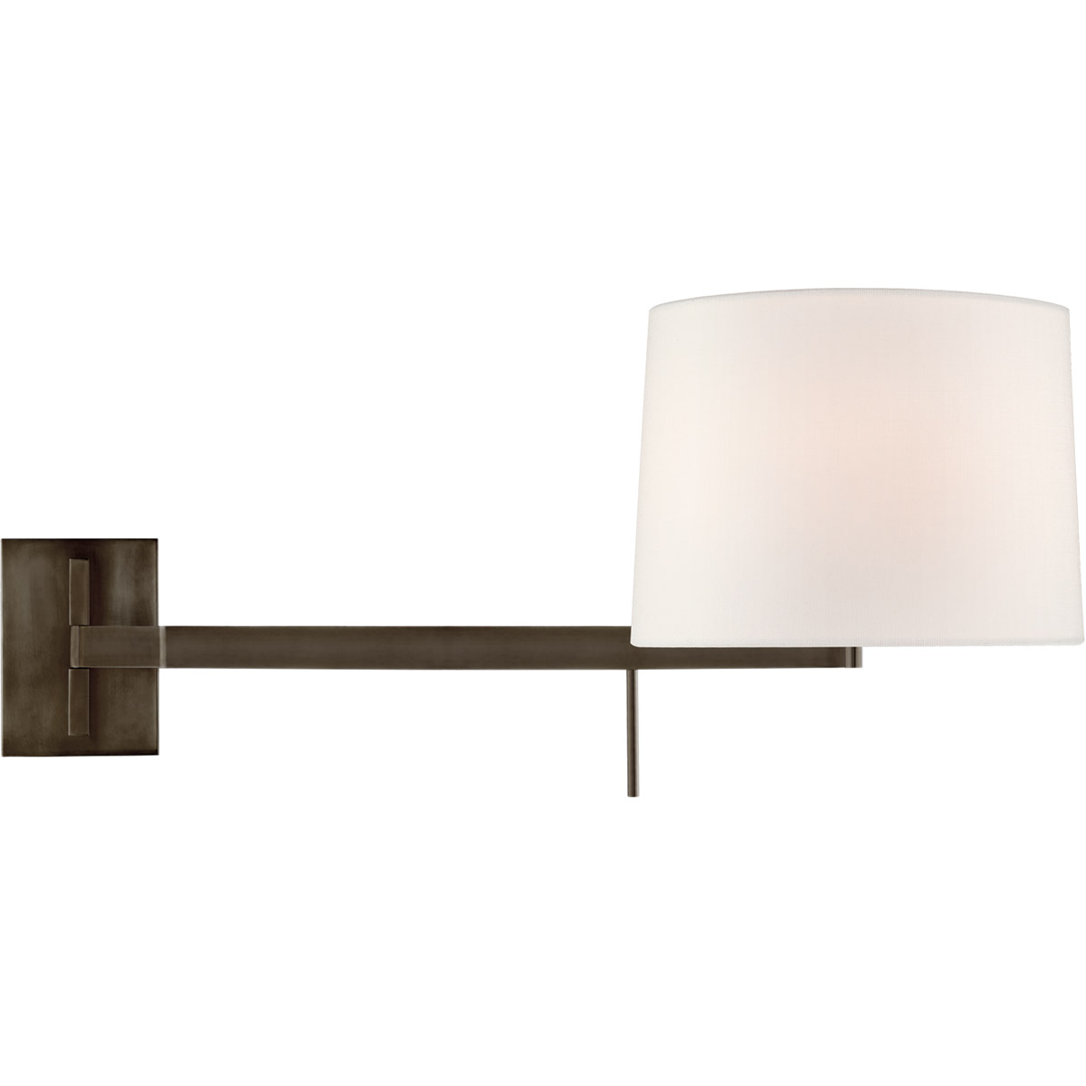 Barbara Barry Sweep 1 Light 11.75 inch Bronze Articulating Sconce Wall Light, Medium