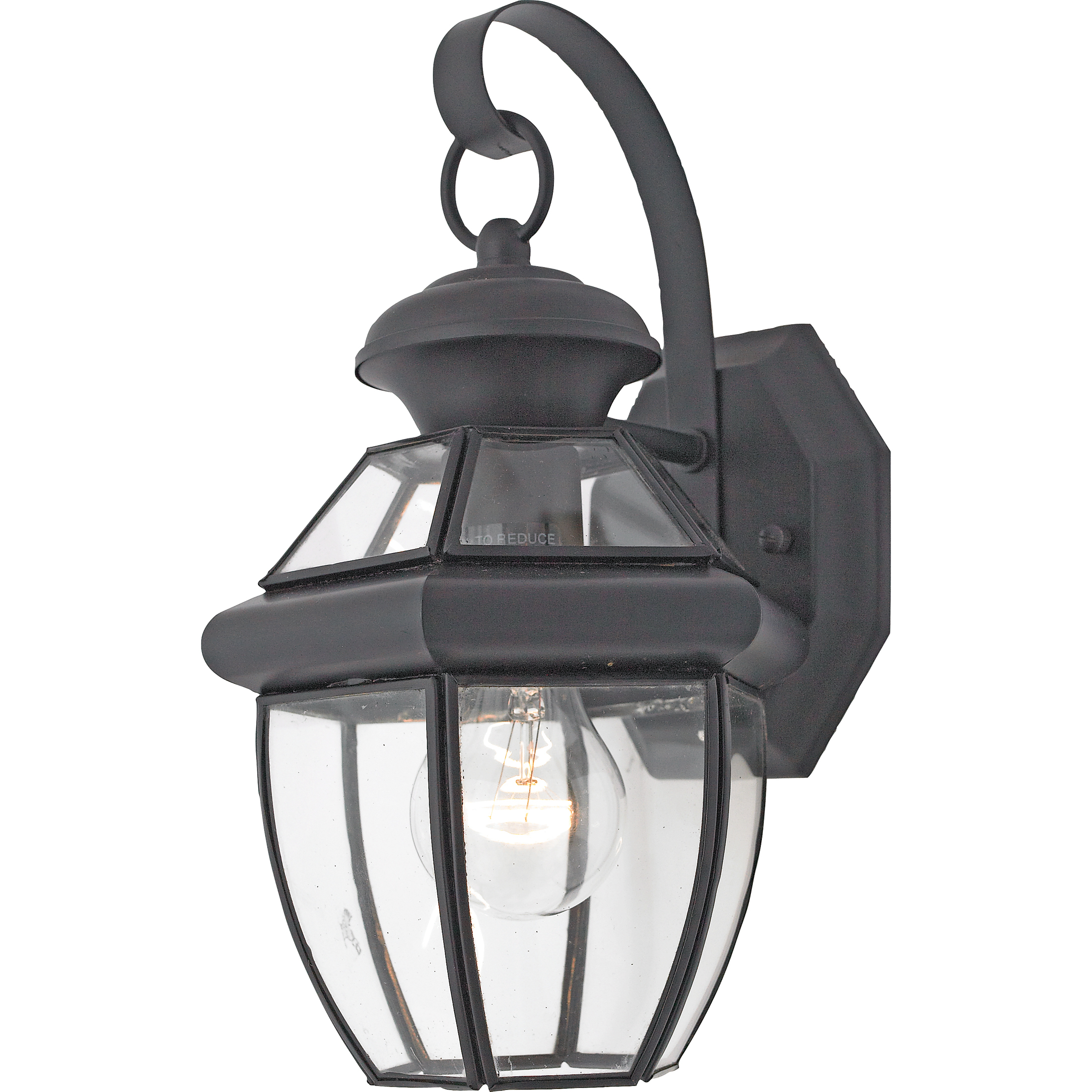 Newbury 1 Light 11.5 inch Mystic Black Outdoor Wall Lantern
