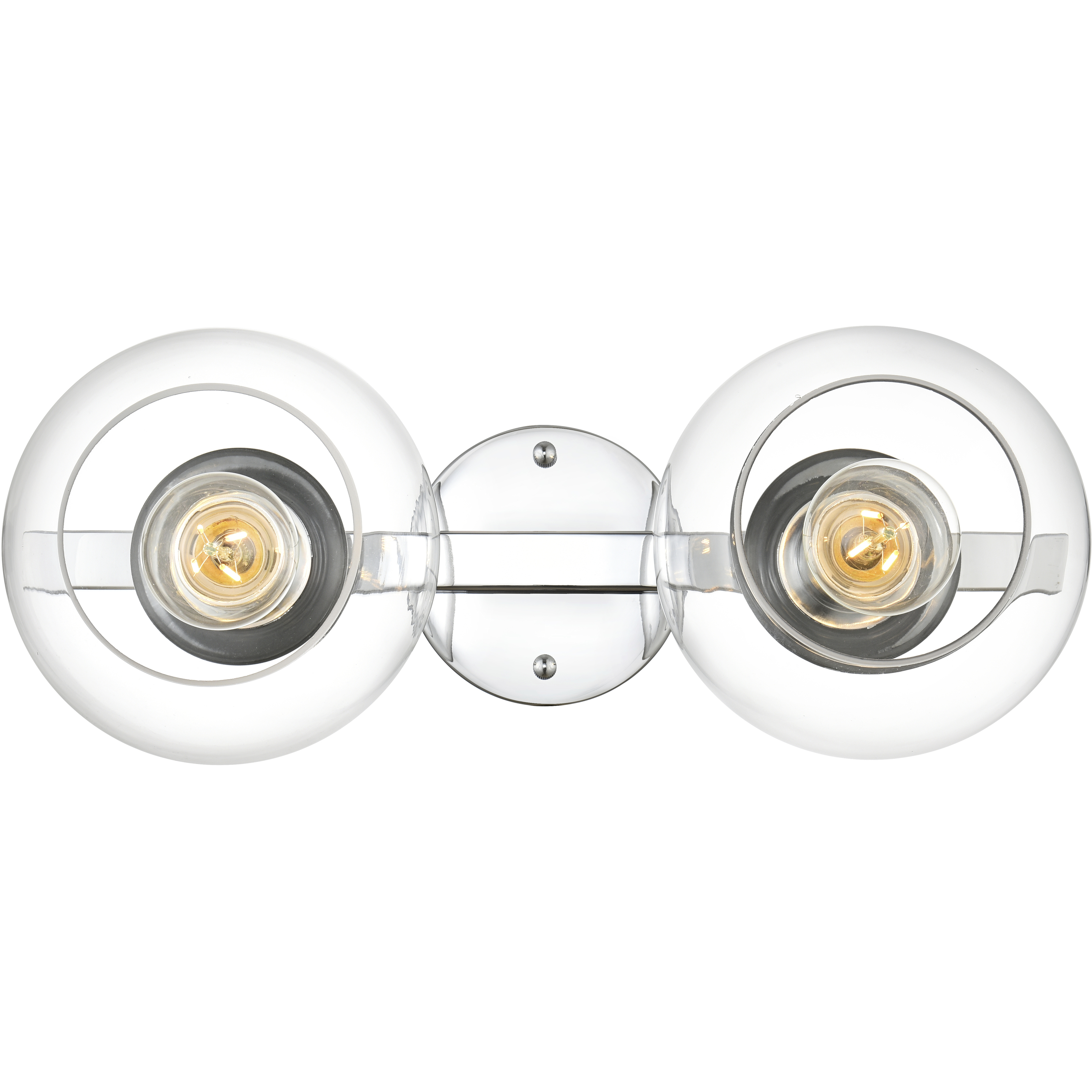 Rogelio 2 Light 17 inch Chrome Bath Sconce Wall Light