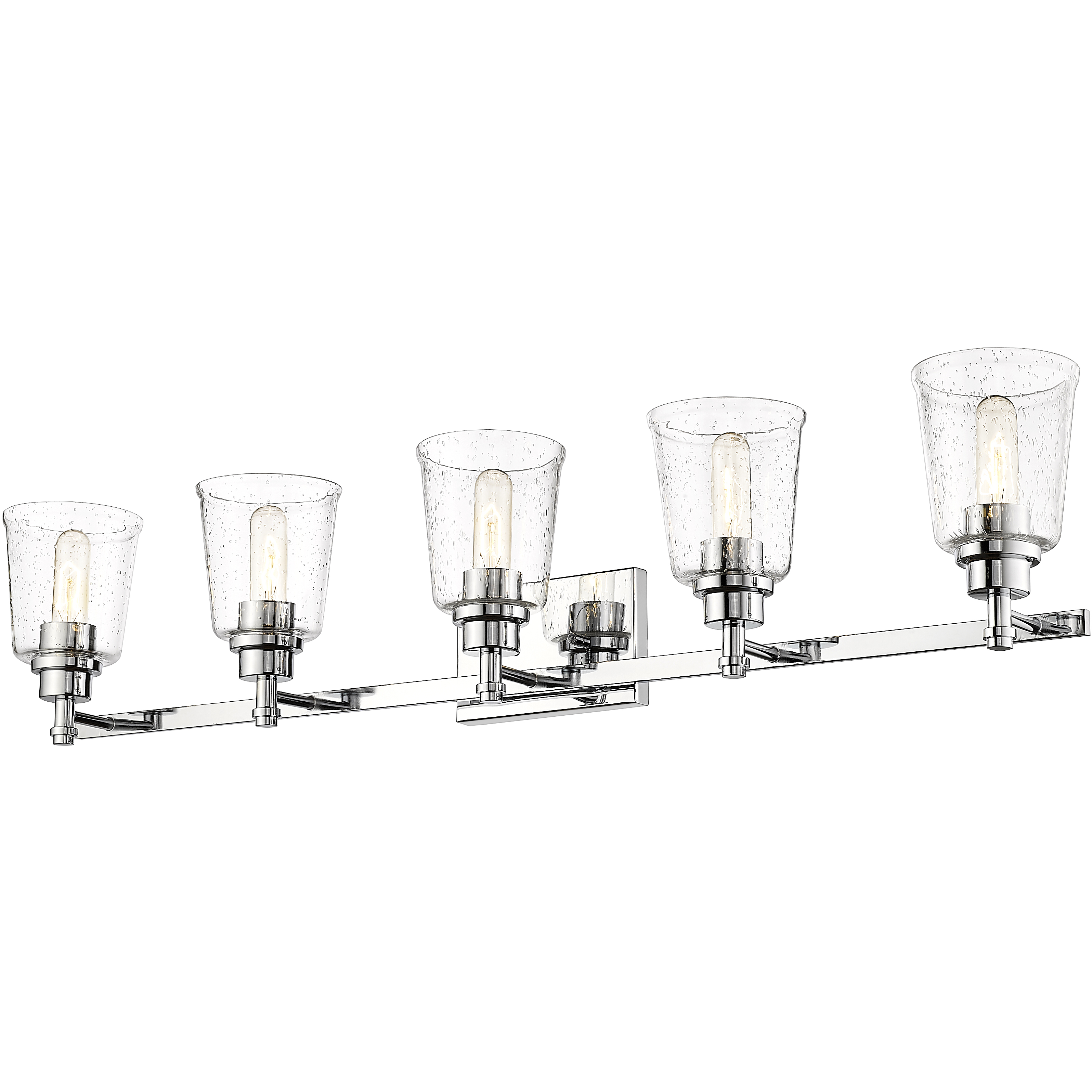 Bohin 5 Light 41.25 inch Chrome Vanity Wall Light