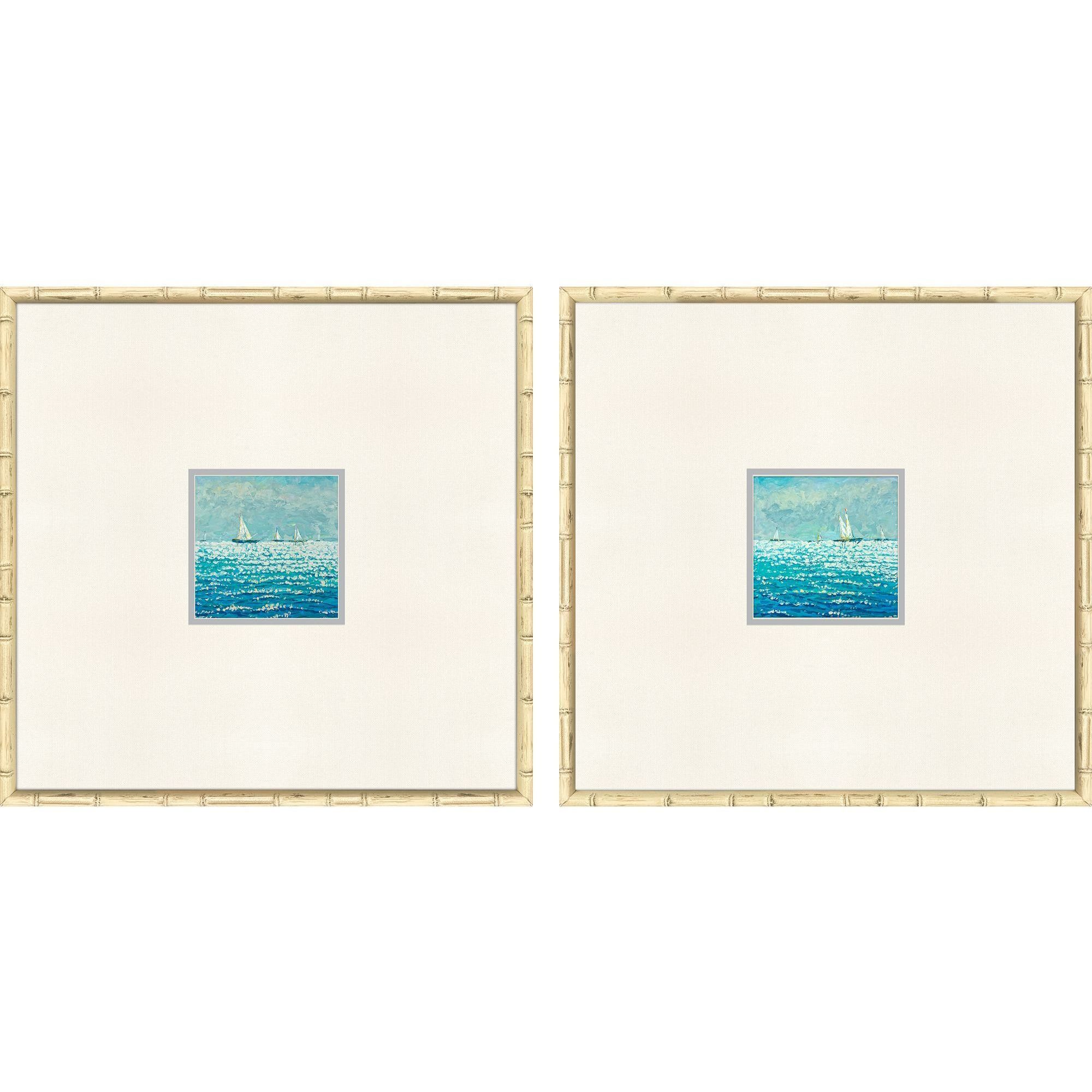 Paragon Blue Framed Art